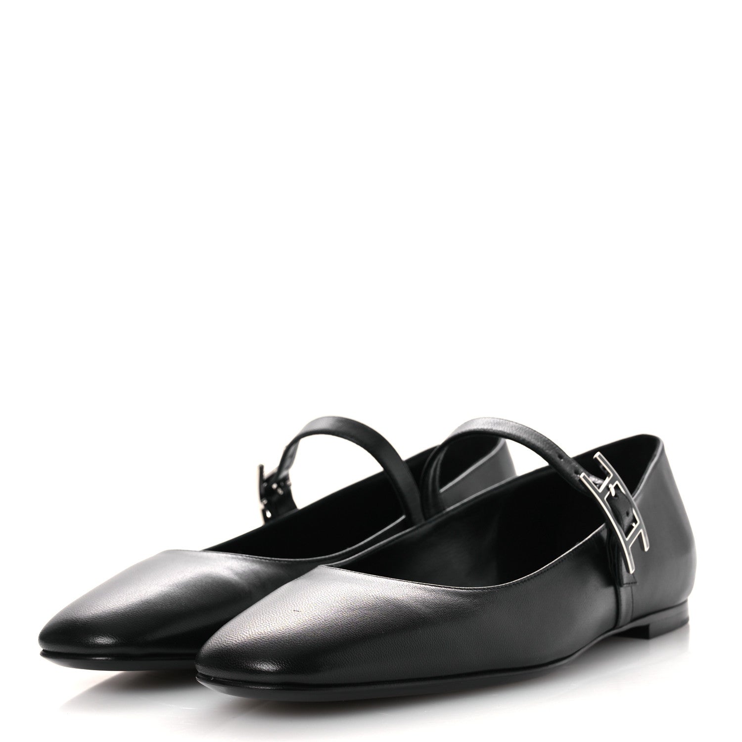 Goatskin Jane Ballet Flats 36.5 Black