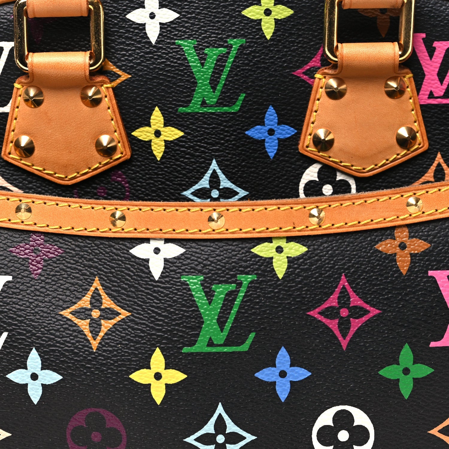 Monogram Multicolor Trouville Black