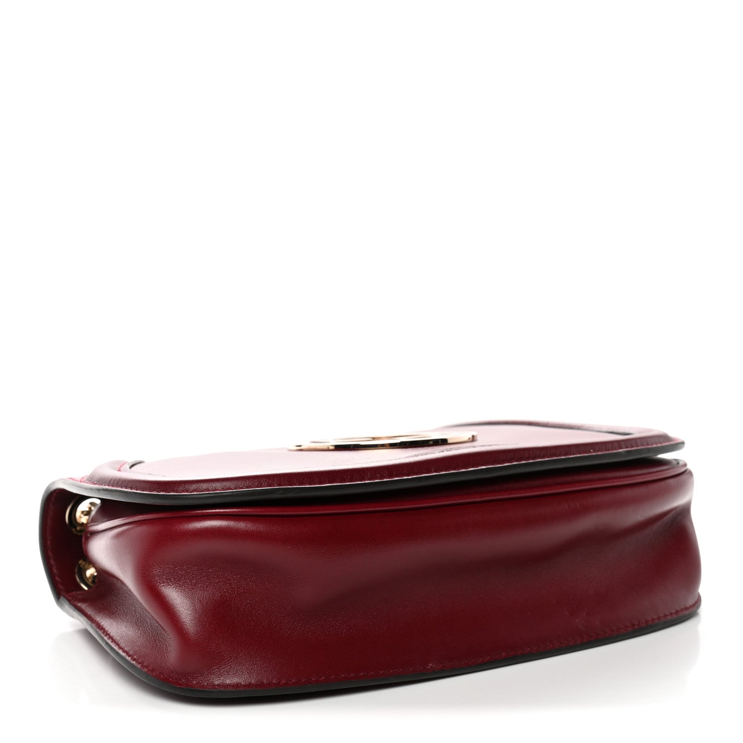 Calfskin Blondie Medium Shoulder Bag Dark Red