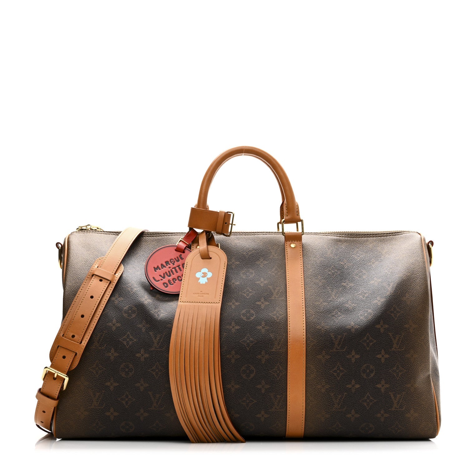 Monogram Dust Keepall Bandouliere 50