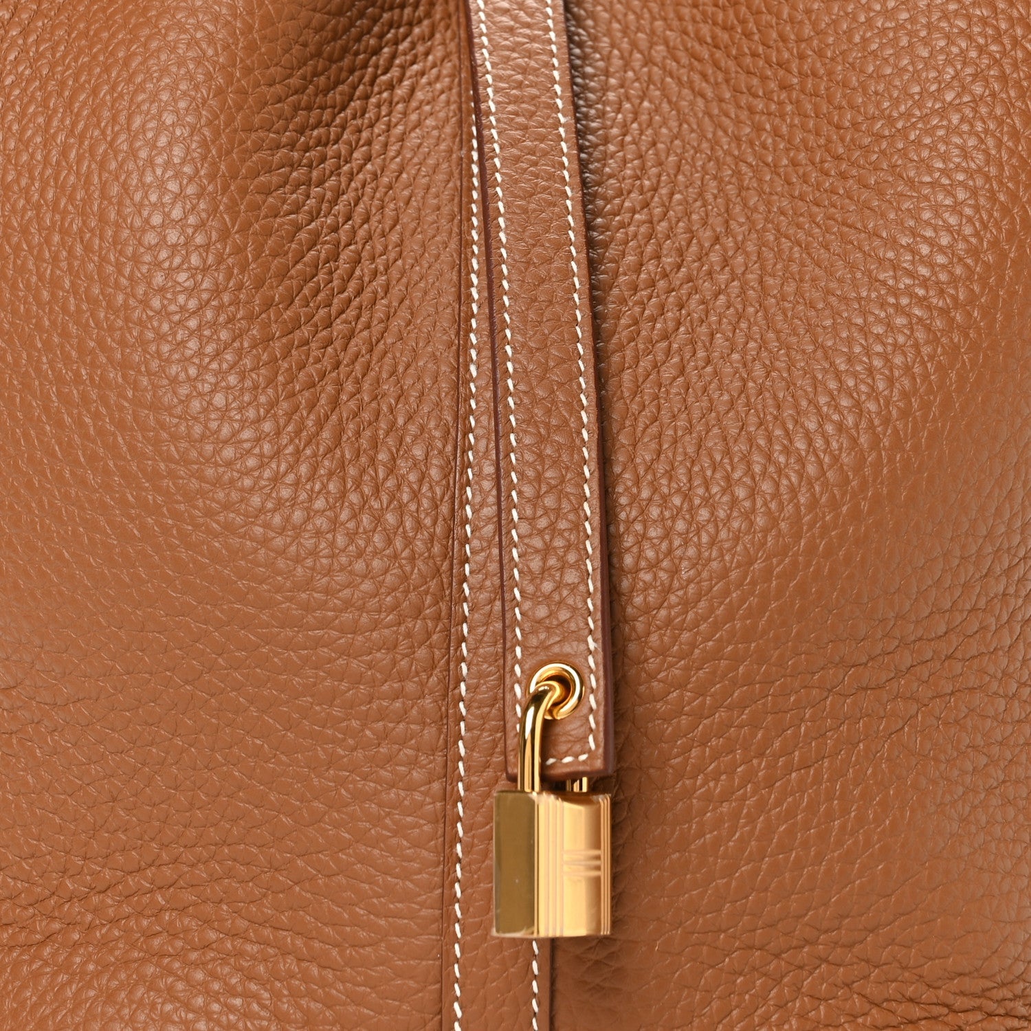 Taurillon Clemence Picotin Lock 22 MM Gold