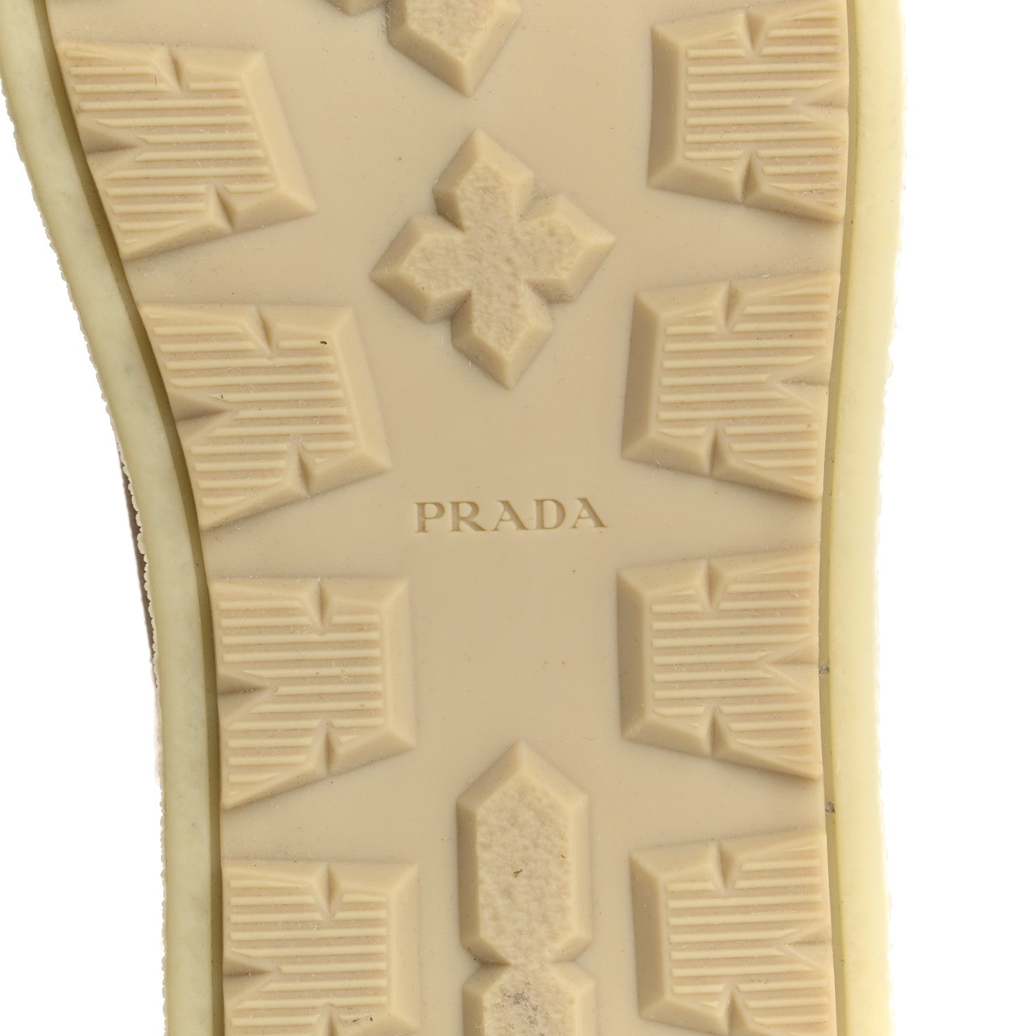 Suede Shearling Triangle Logo Slippers 40.5 Deserto