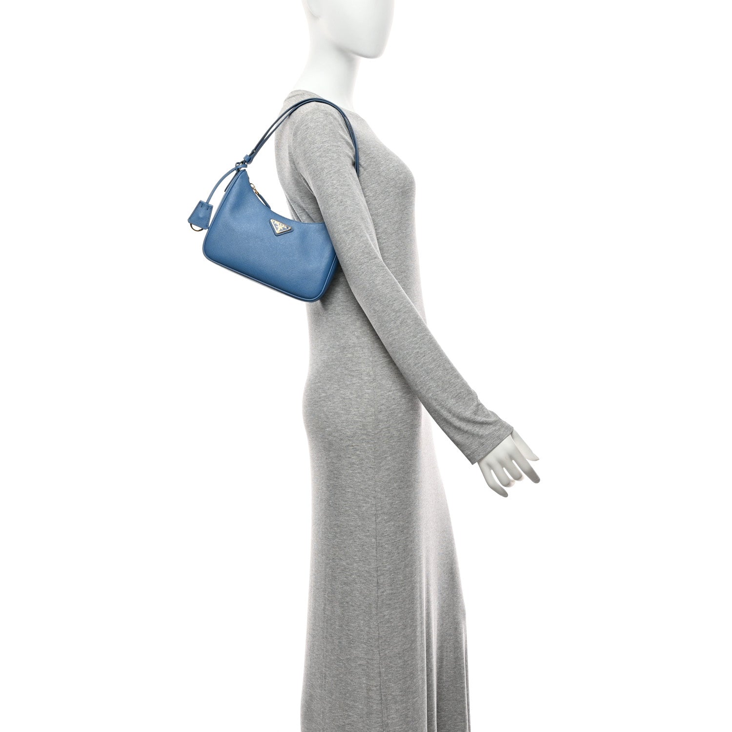 Saffiano Lux Mini Re-Edition Shoulder Bag Onda