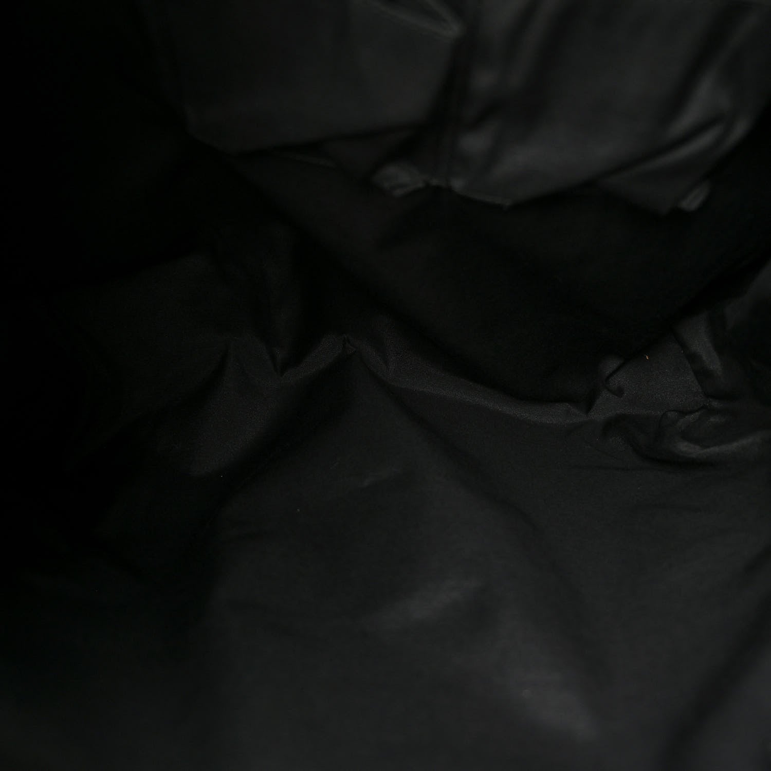 Nylon Monogram Vertical Tote Black