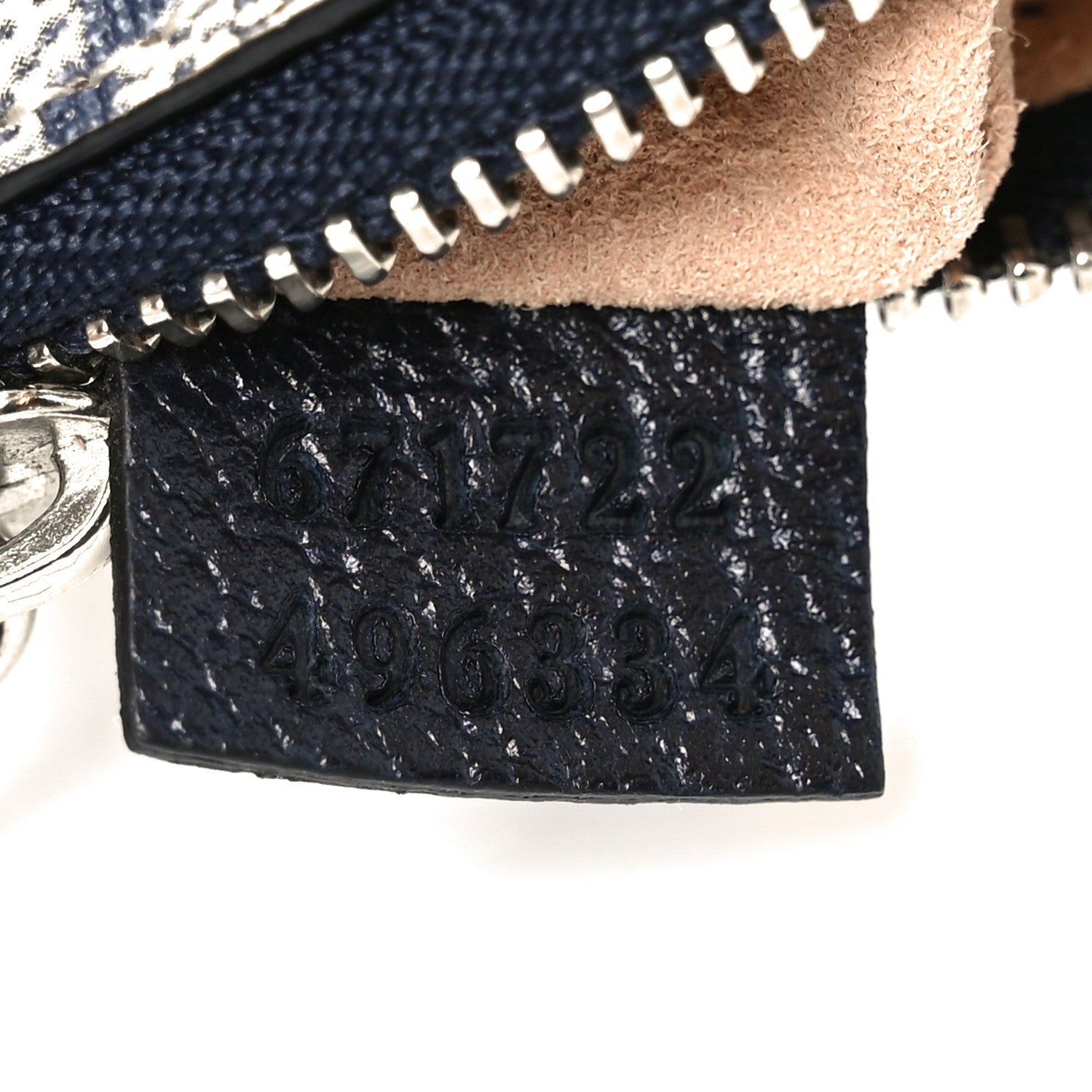GG Supreme Monogram Web Ophidia Key Case Beige Blue