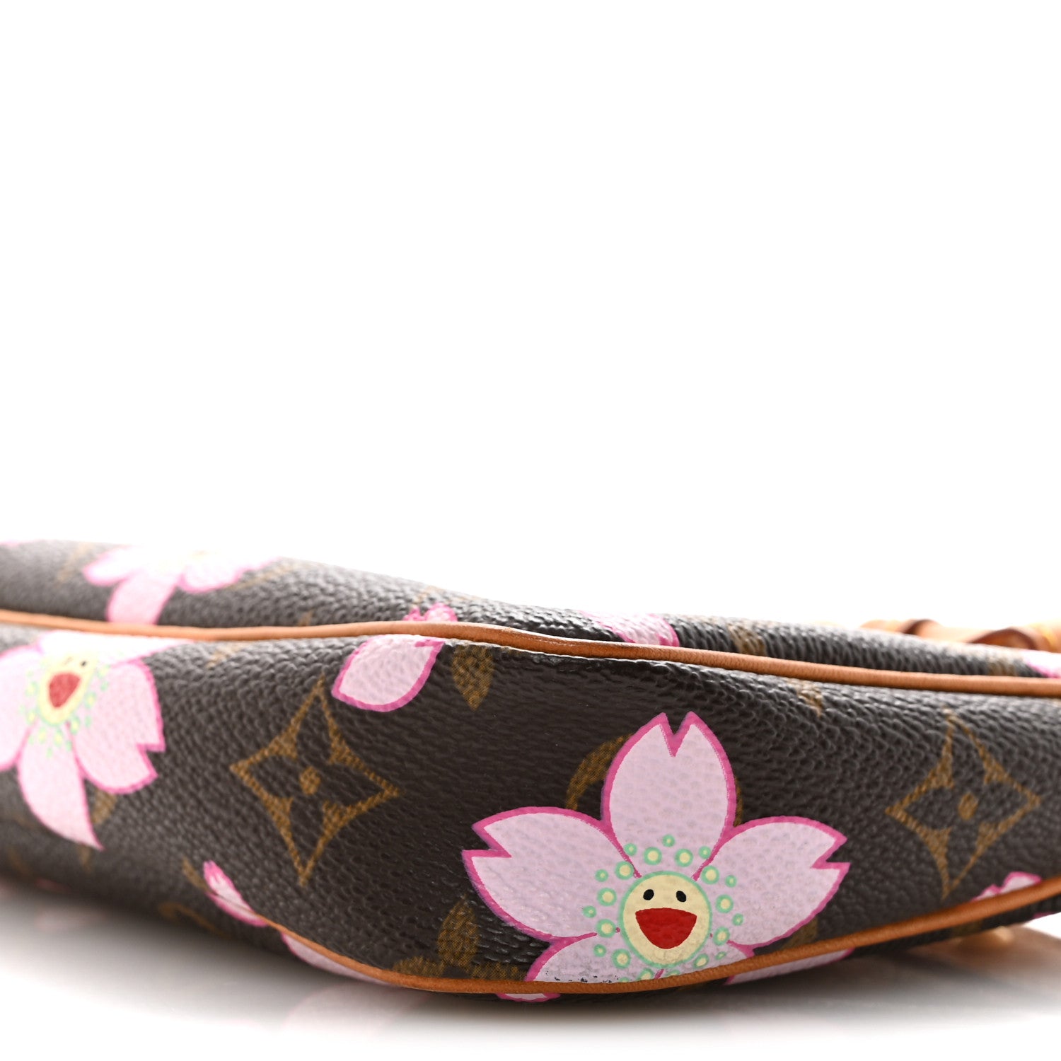 Monogram Cherry Blossom Pochette Accessories Brown