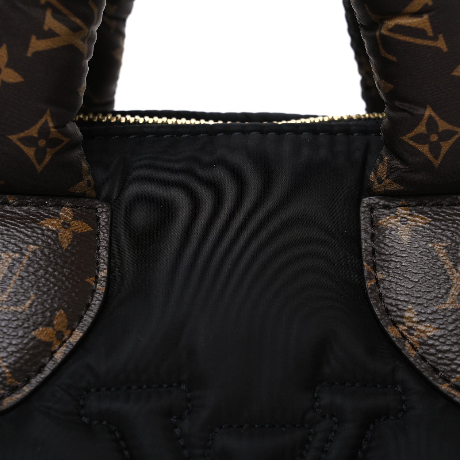 Econyl Mini Monogram Pillow Speedy Bandouliere 25 Black