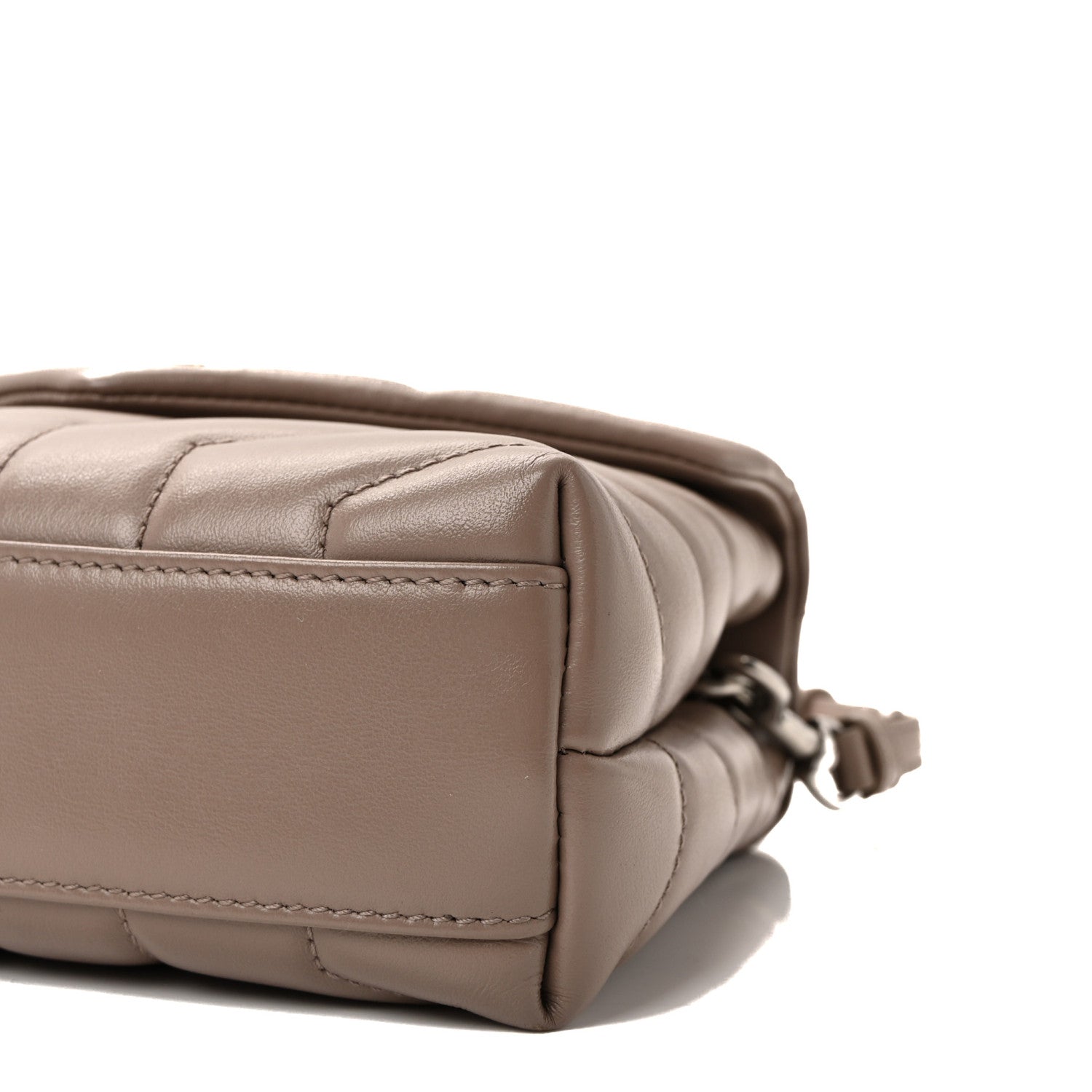 Calfskin Y Quilted Monogram Toy Loulou Crossbody Bag Mink