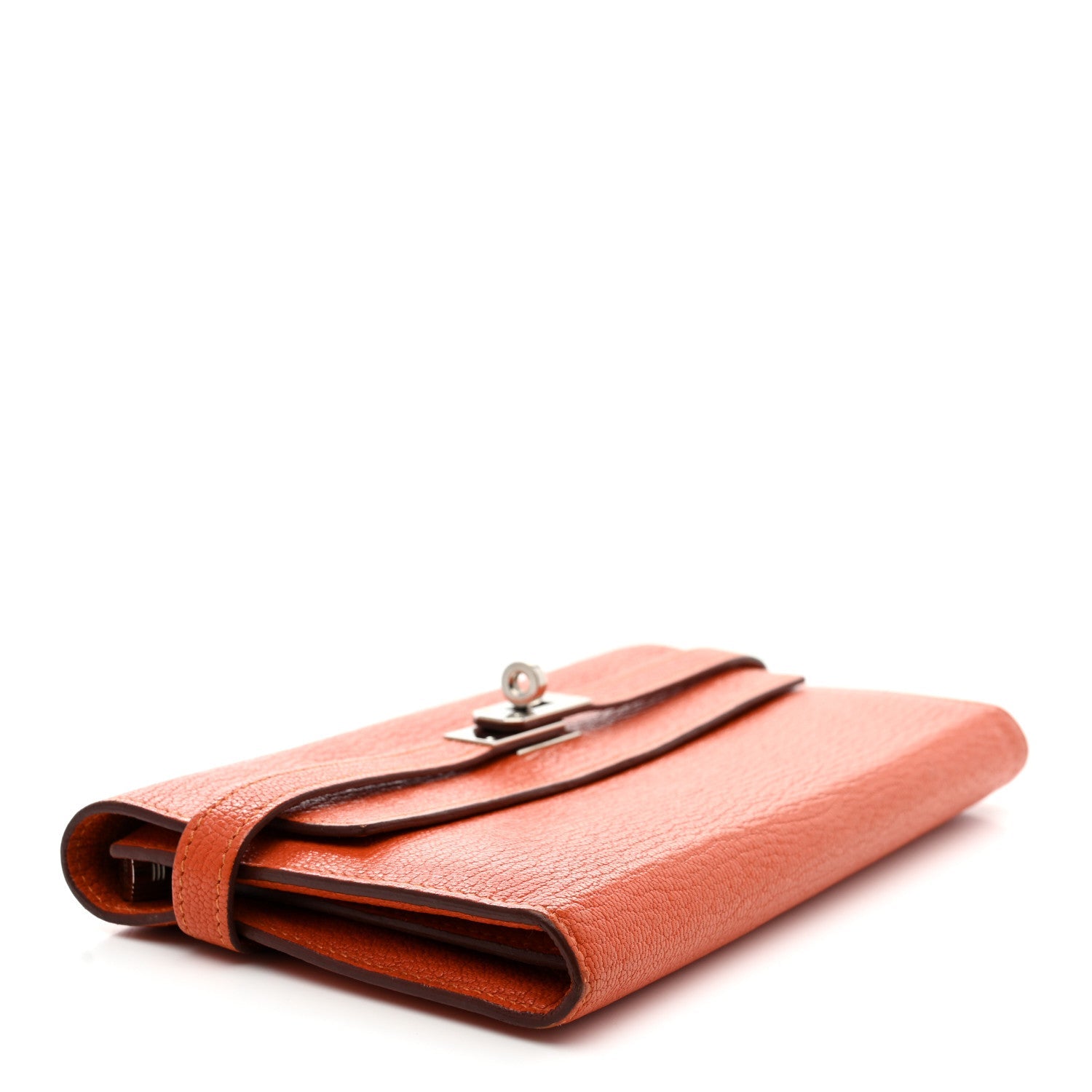 Chevre Mysore Kelly Longue Wallet Feu