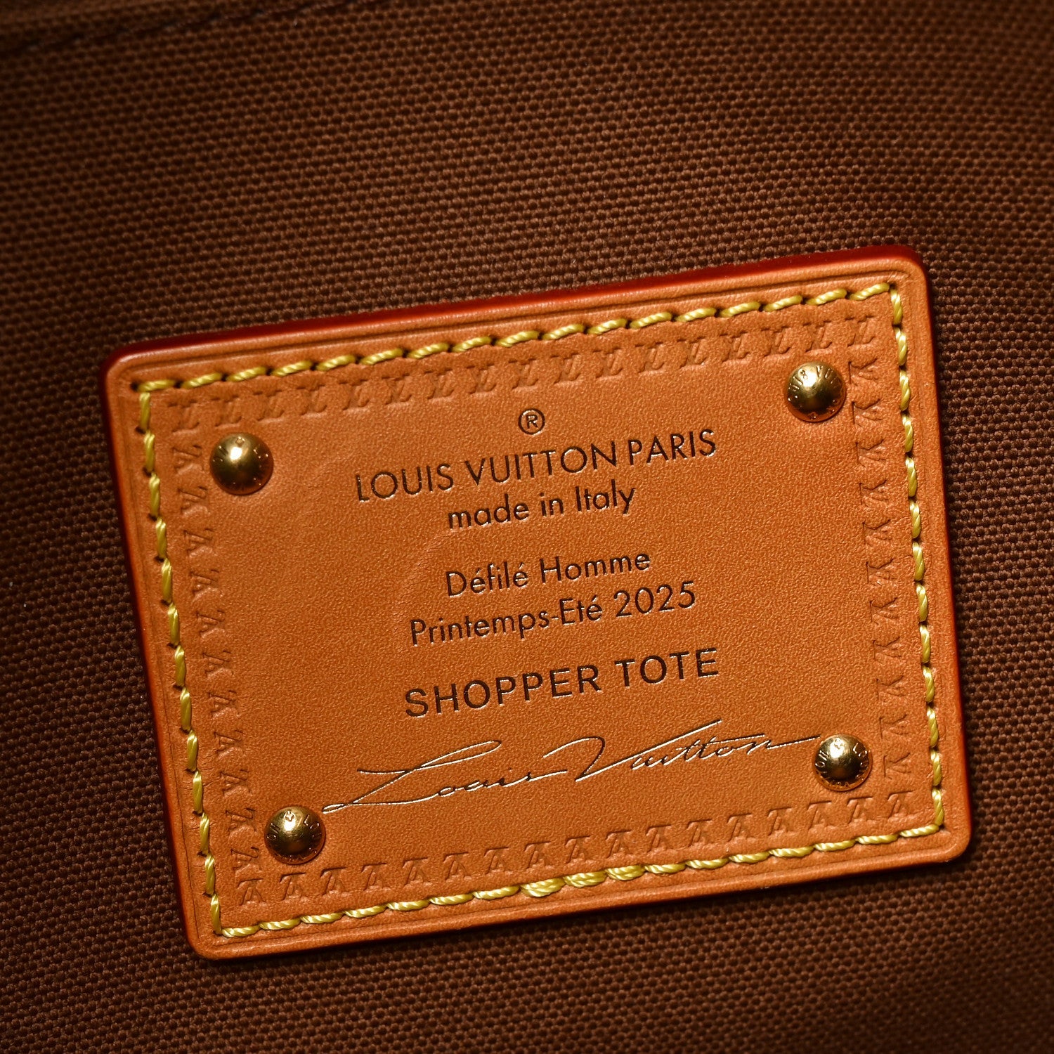 Calfskin Monogram Shopper Tote MM