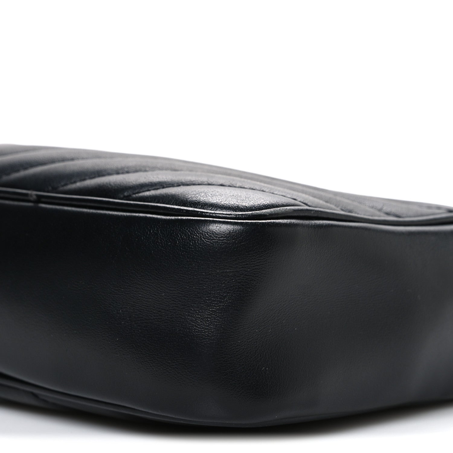 Calfskin Matelasse Monogram Lou Camera Bag Black