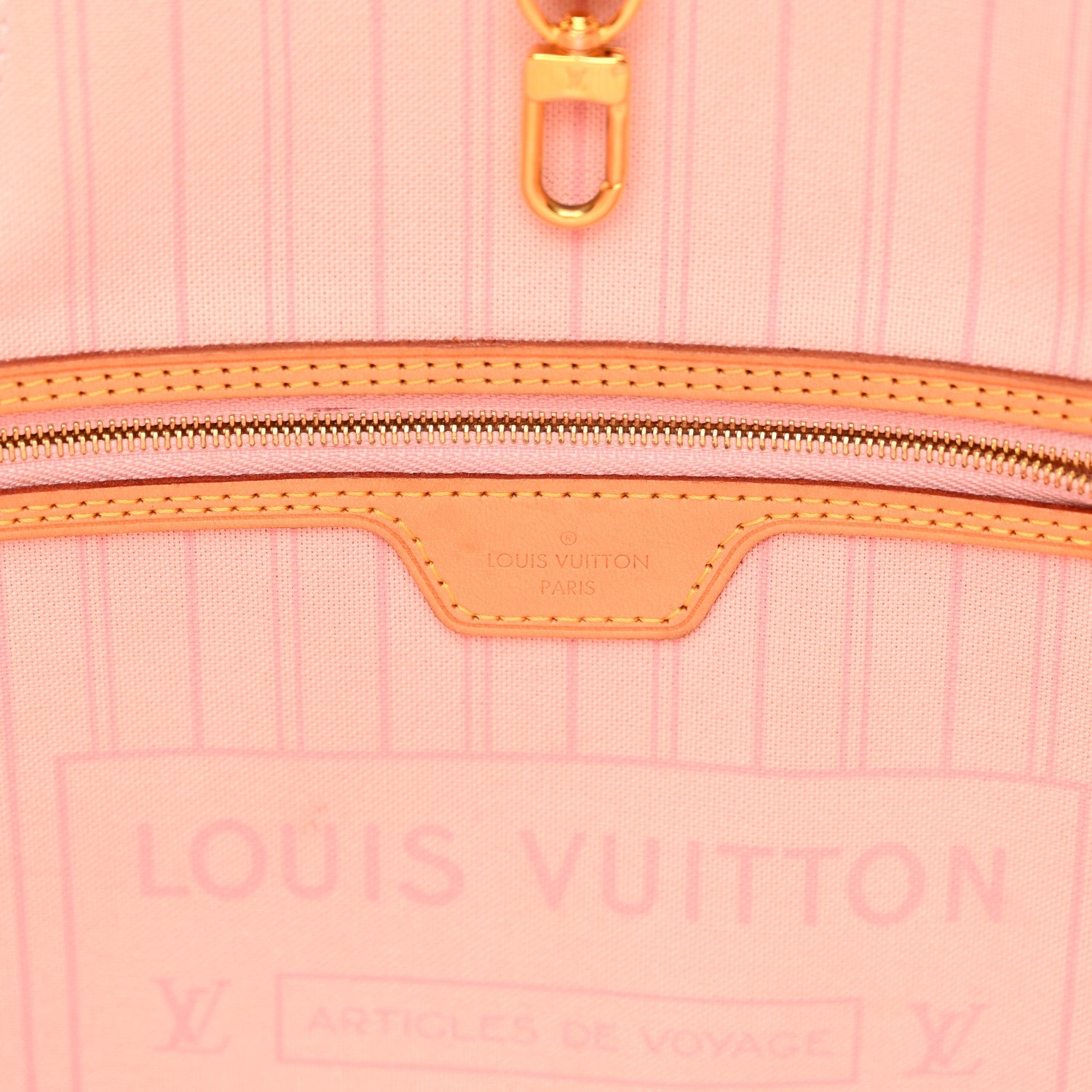 Damier Azur Neo Neverfull MM Rose Ballerine