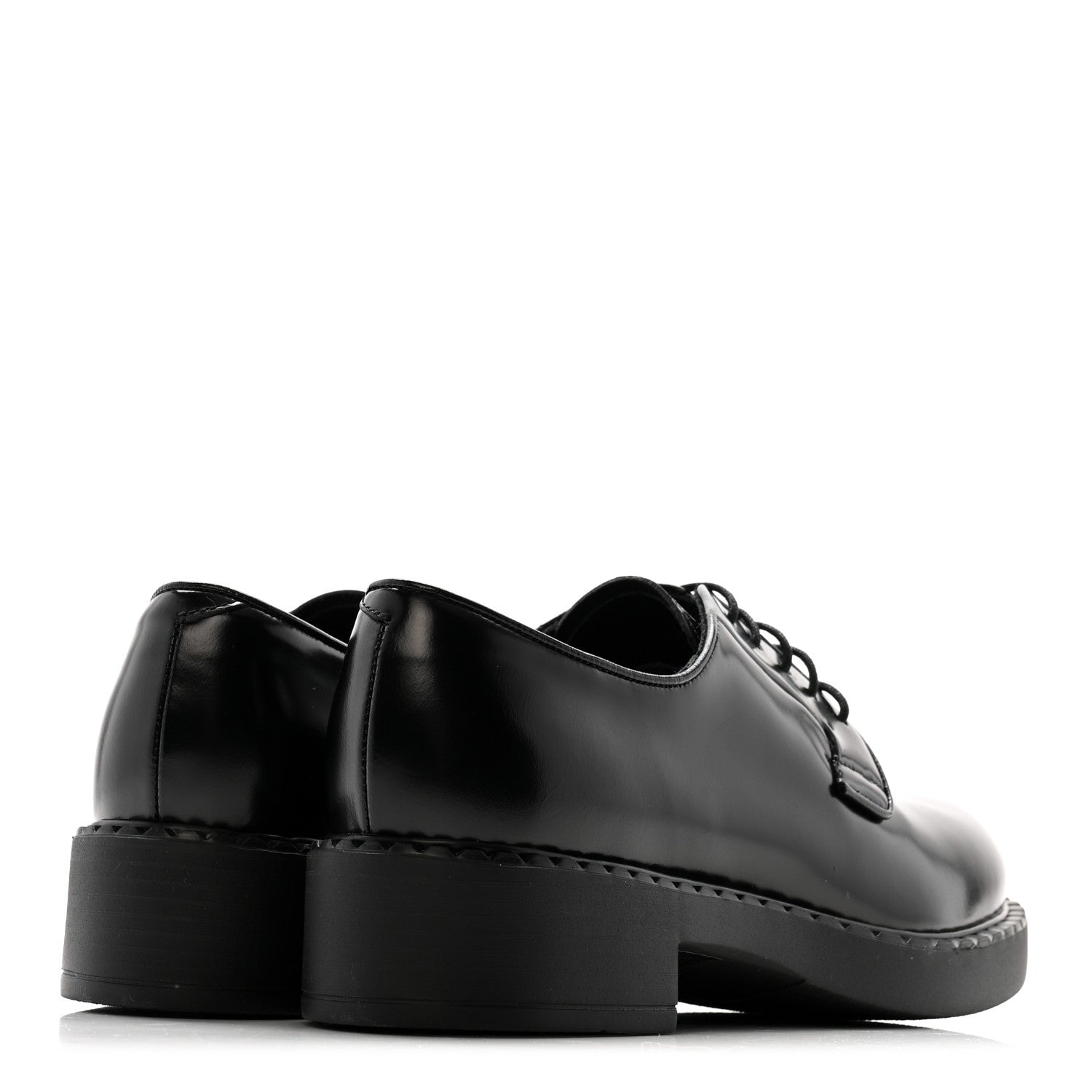 Spazzolato Calzature Donna 50mm Derby Loafers 39 Black
