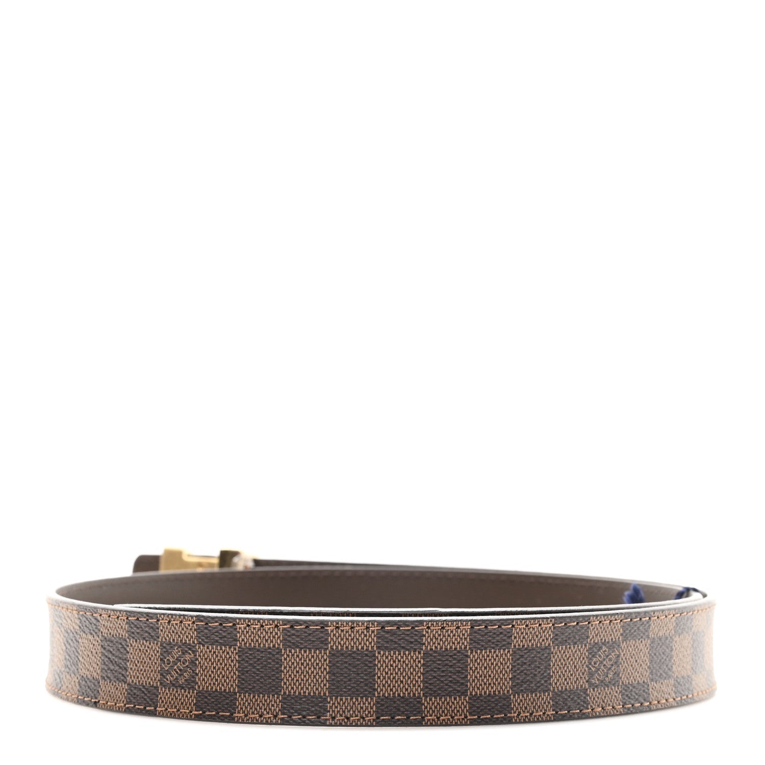 Mini Damier Ebene 25mm LV Initiales 80 32 Belt