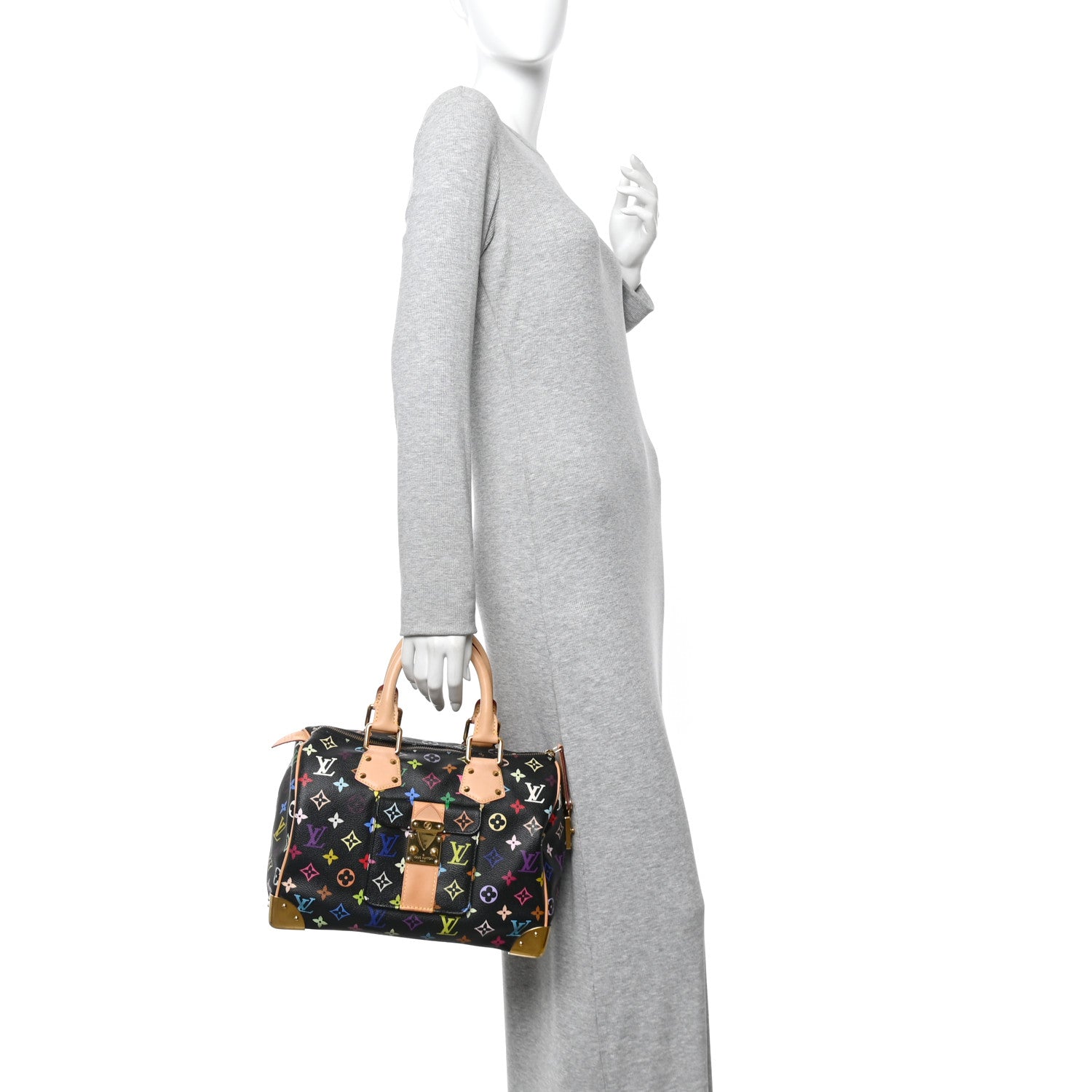 Monogram Multicolor Speedy 30 Black