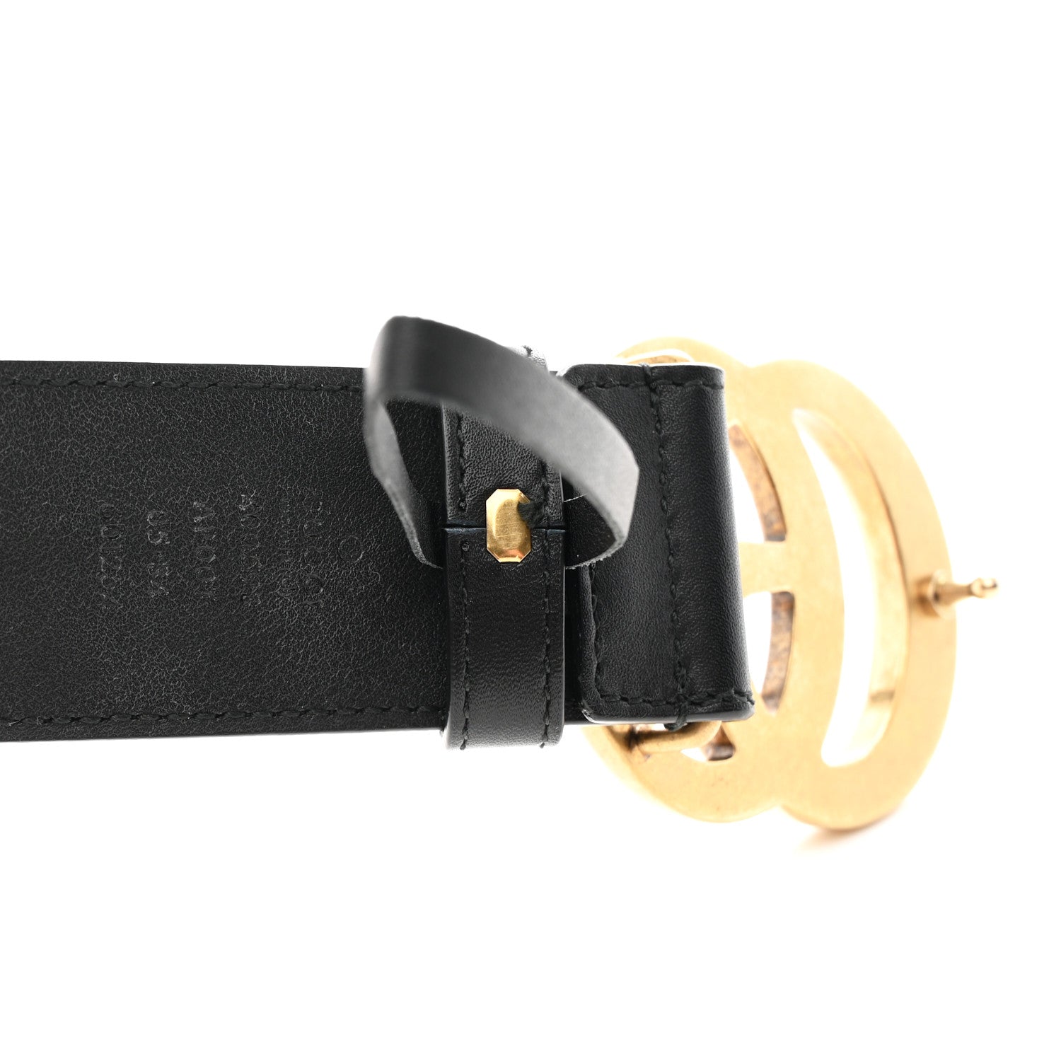 Calfskin Double G 40mm Belt 85 34 Black