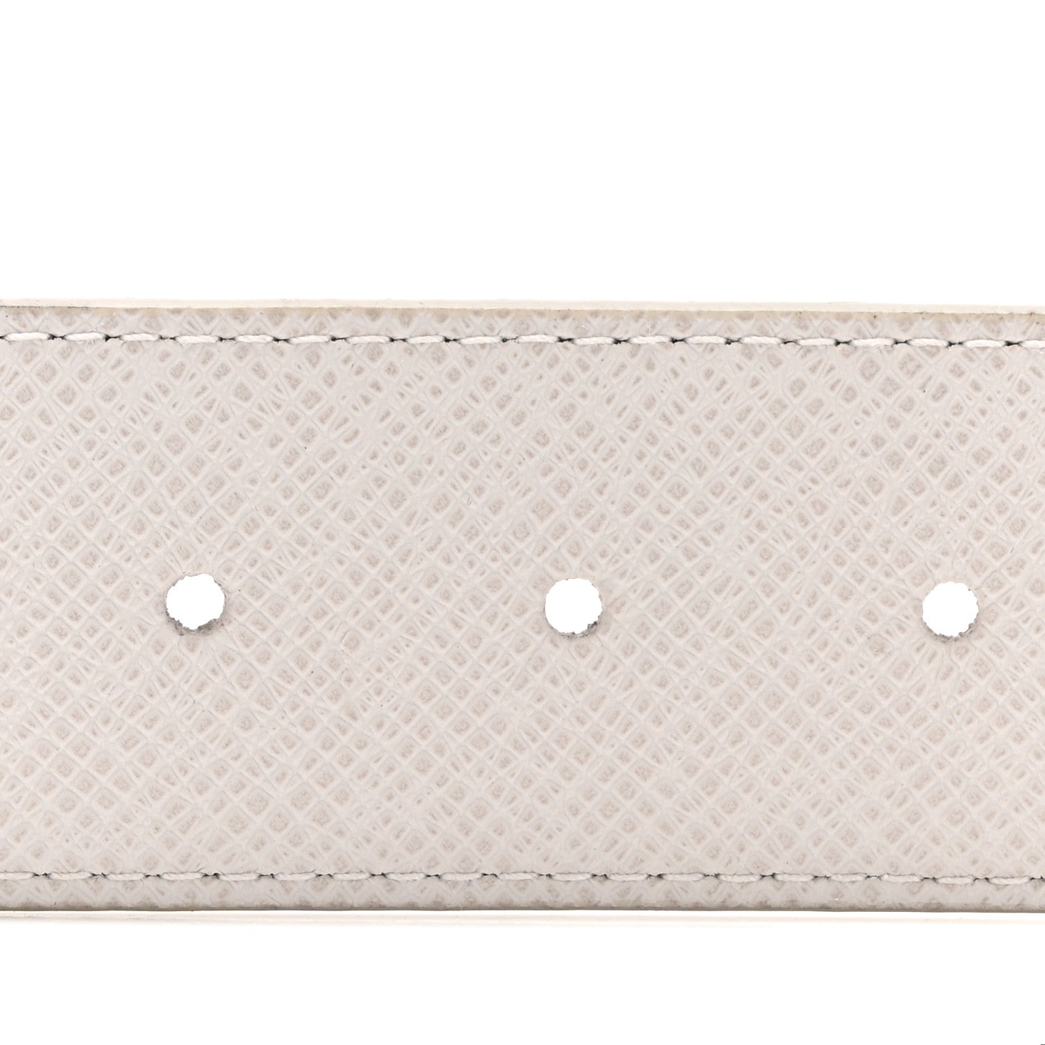 Taiga Monogram 40mm LV Initiales Belt 85 34 White