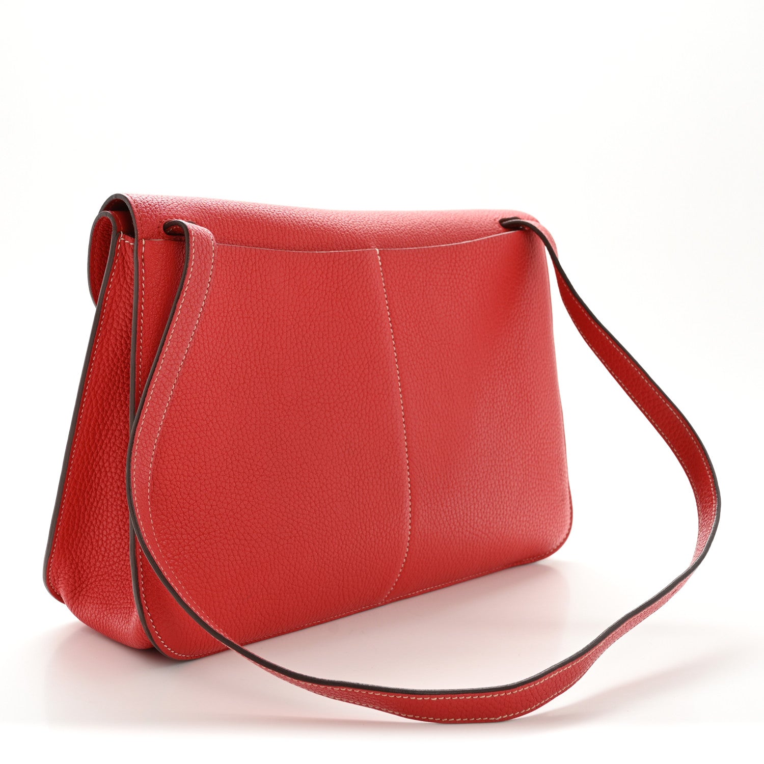 Taurillon Clemence Verso Halzan 31 GM Rouge Casaque Vermillion