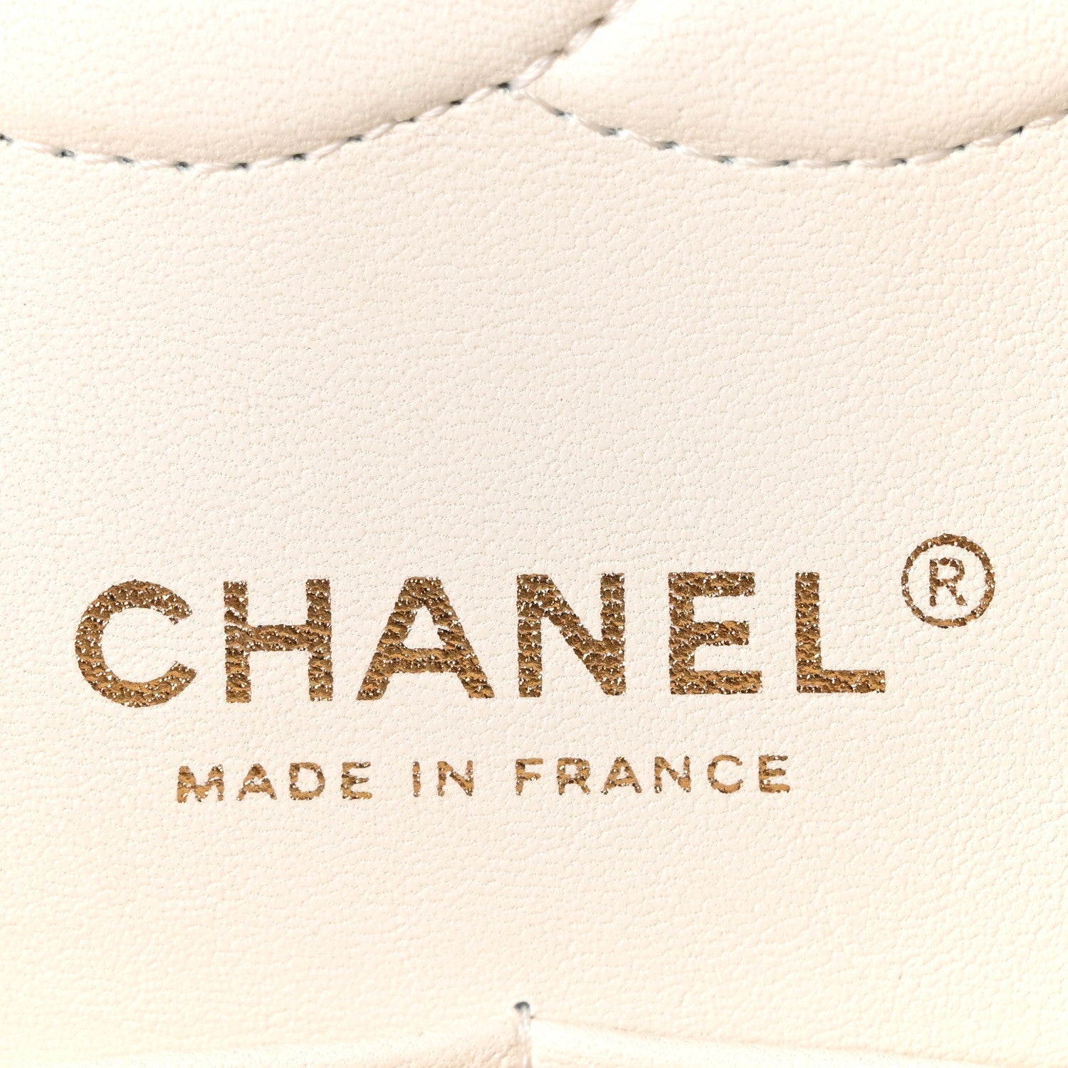 Caviar Quilted Medium Double Flap White