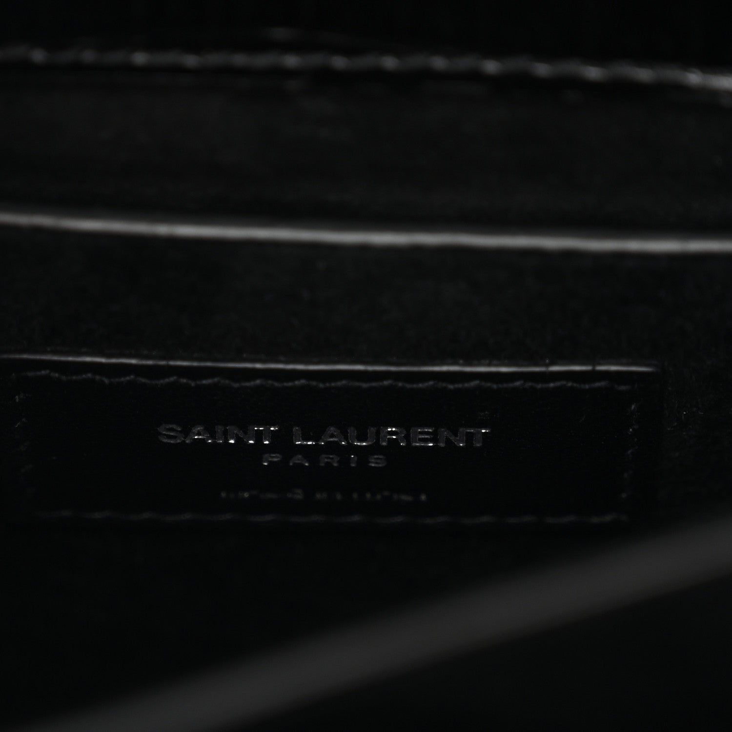 Calfskin Crocodile Embossed Medium Monogram Sunset Black