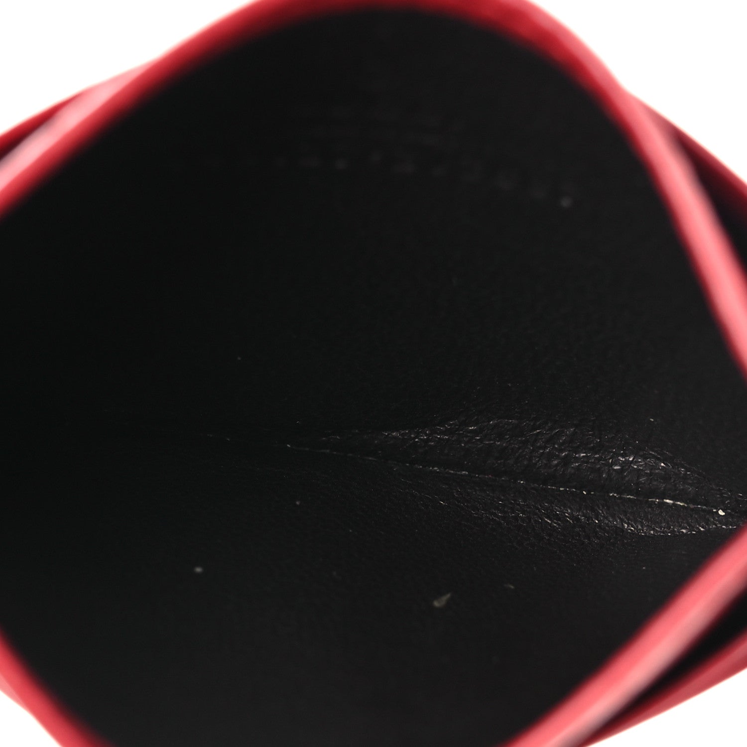 Calfskin Matelasse GG Marmont Card Holder Hibiscus Red