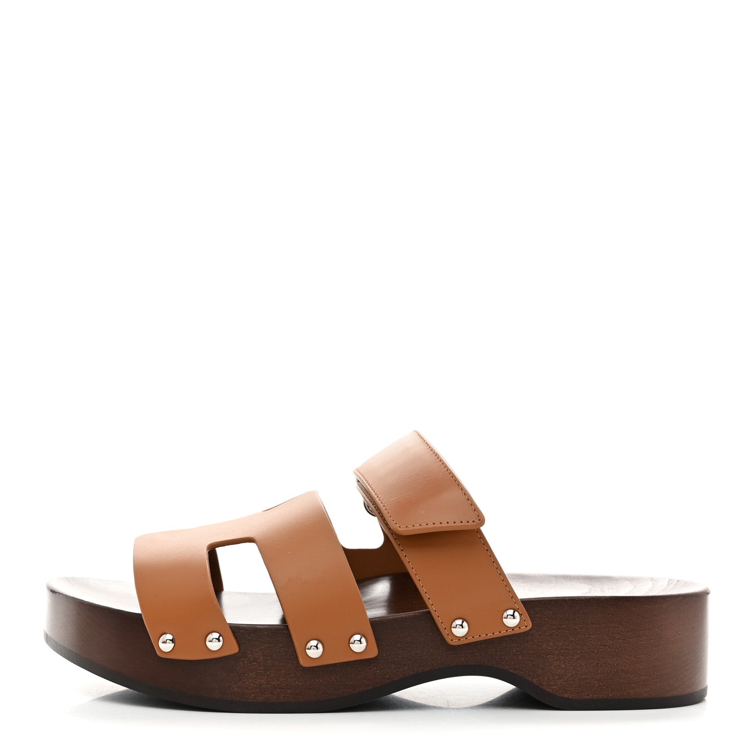 Calfskin Womens Kos Clog 38 Naturel