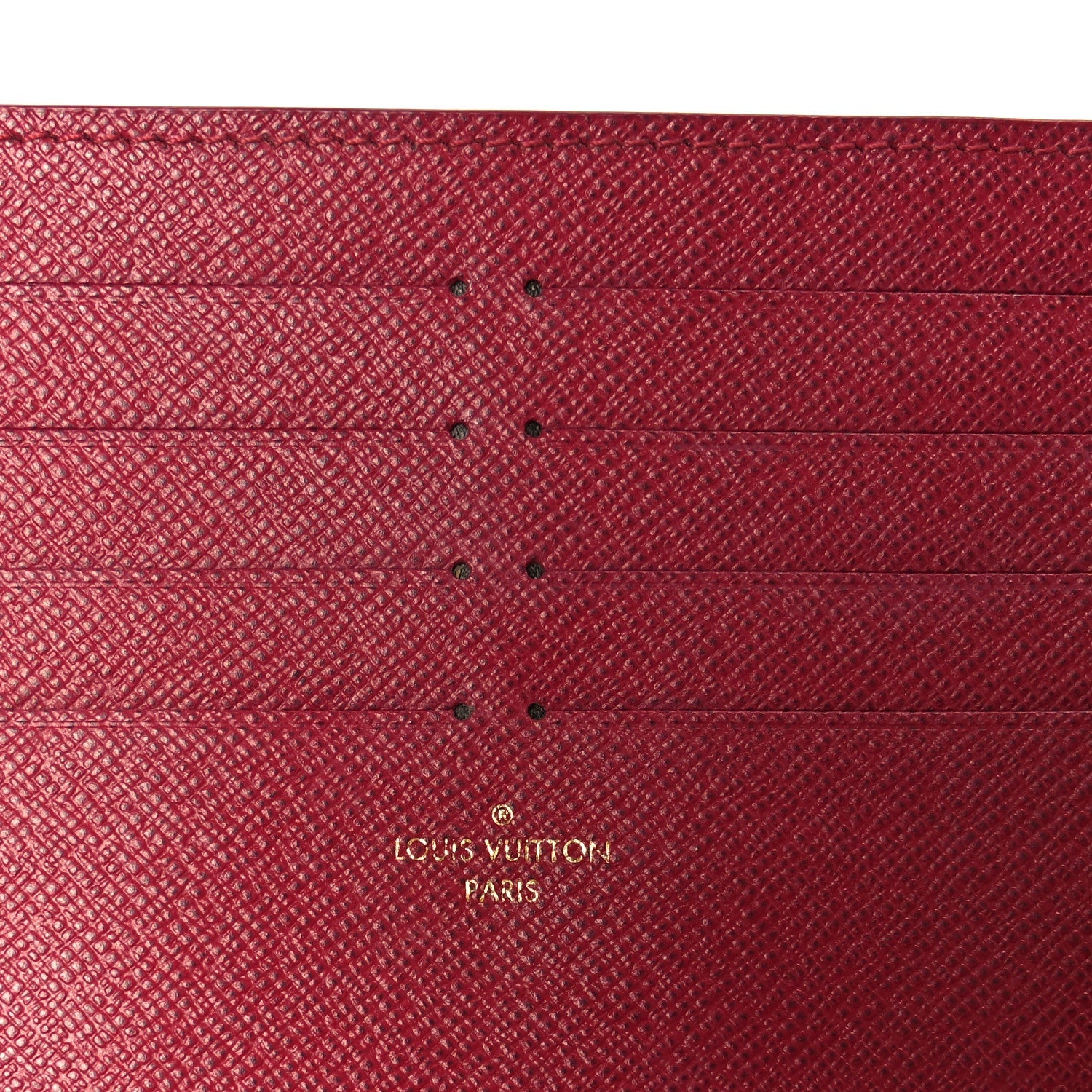Monogram Pochette Felicie Chain Wallet Fuchsia