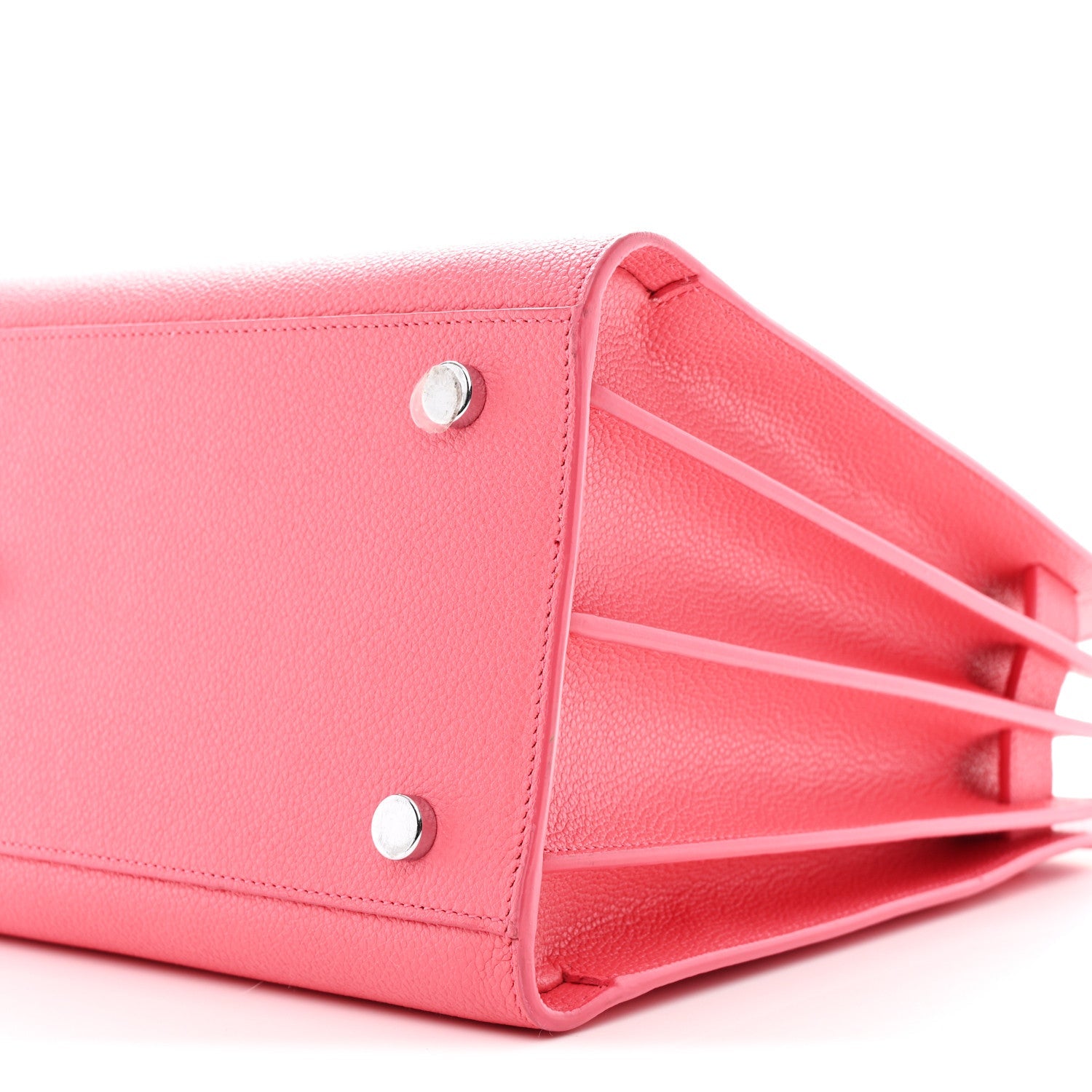 Grained Calfskin Small Sac De Jour Rose Clair