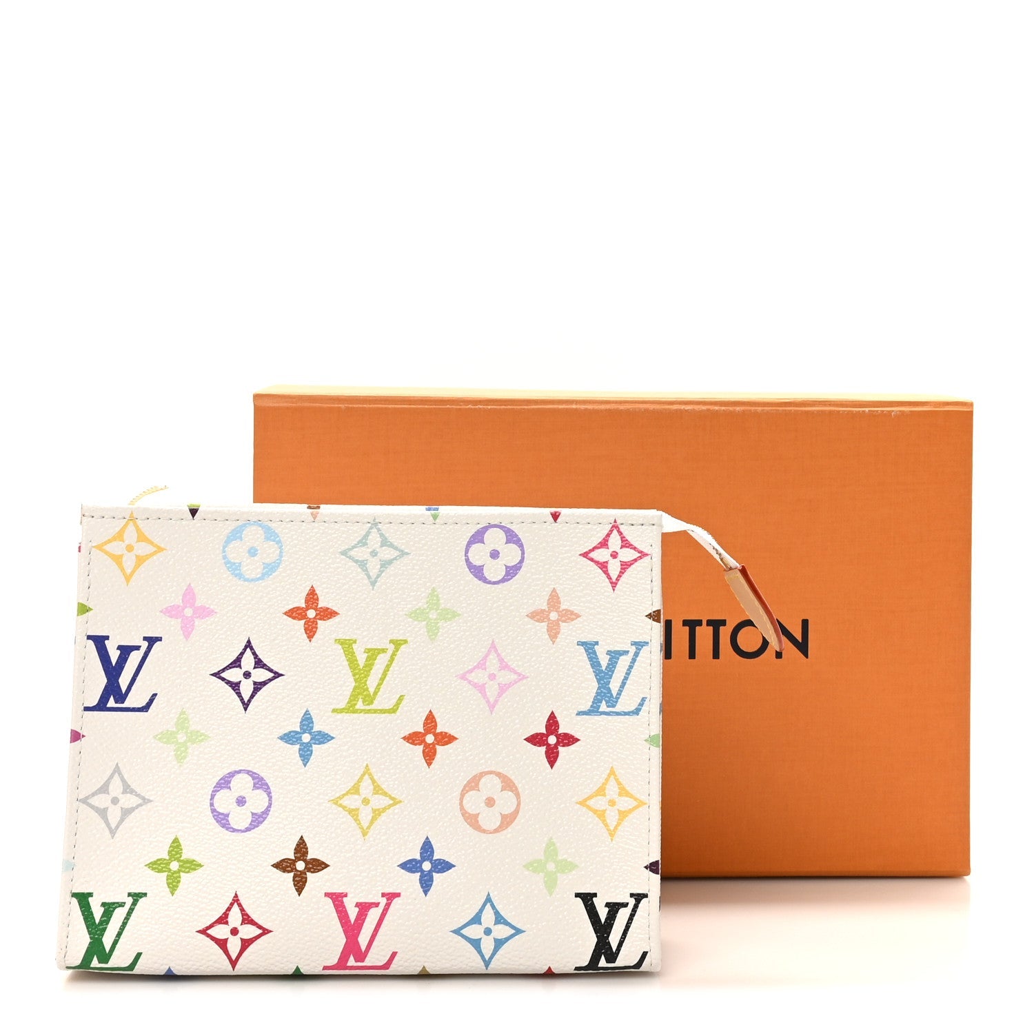 LV X TM Monogram Multicolor Toiletry Pouch 19 White
