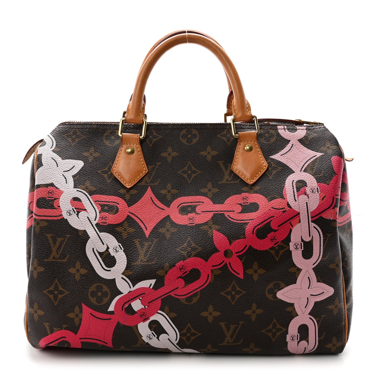 Monogram Bay Speedy 30 Rose Ballerine Poppy
