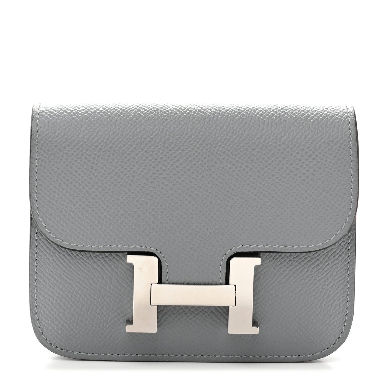 Epsom Constance Slim Wallet Gris Pantin