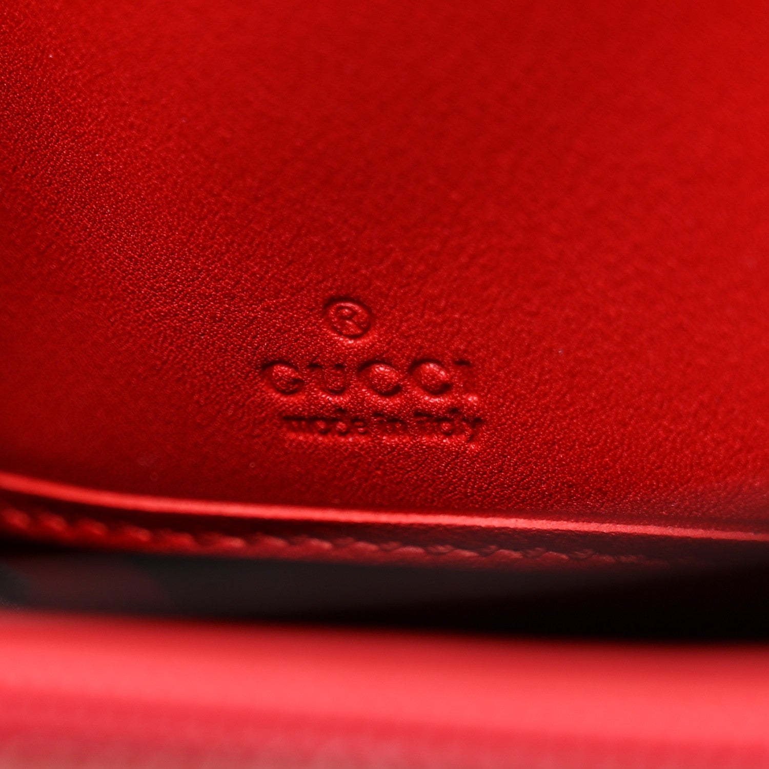 Suede Patent Web Ophidia Zip Around Wallet Hibiscus Red