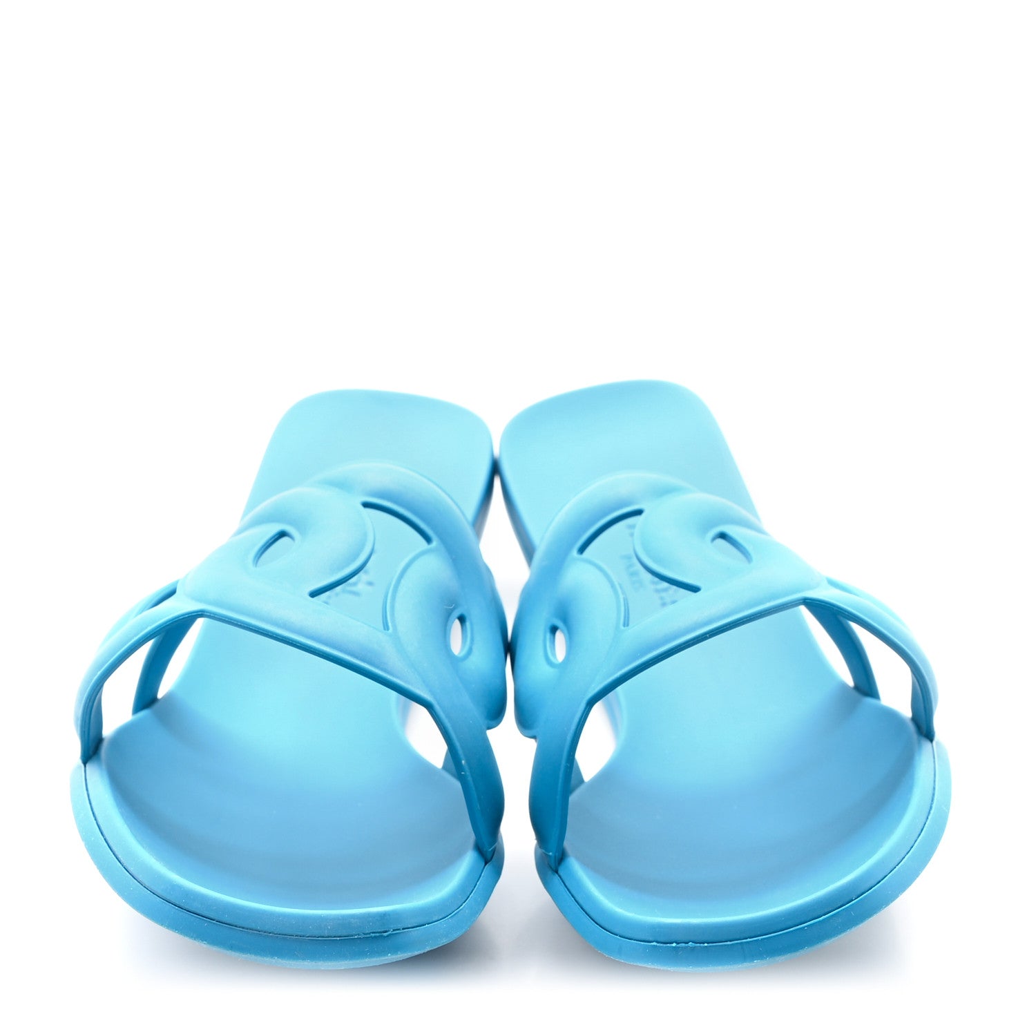 Rubber Aloha Sandals 38 Bleu Vif