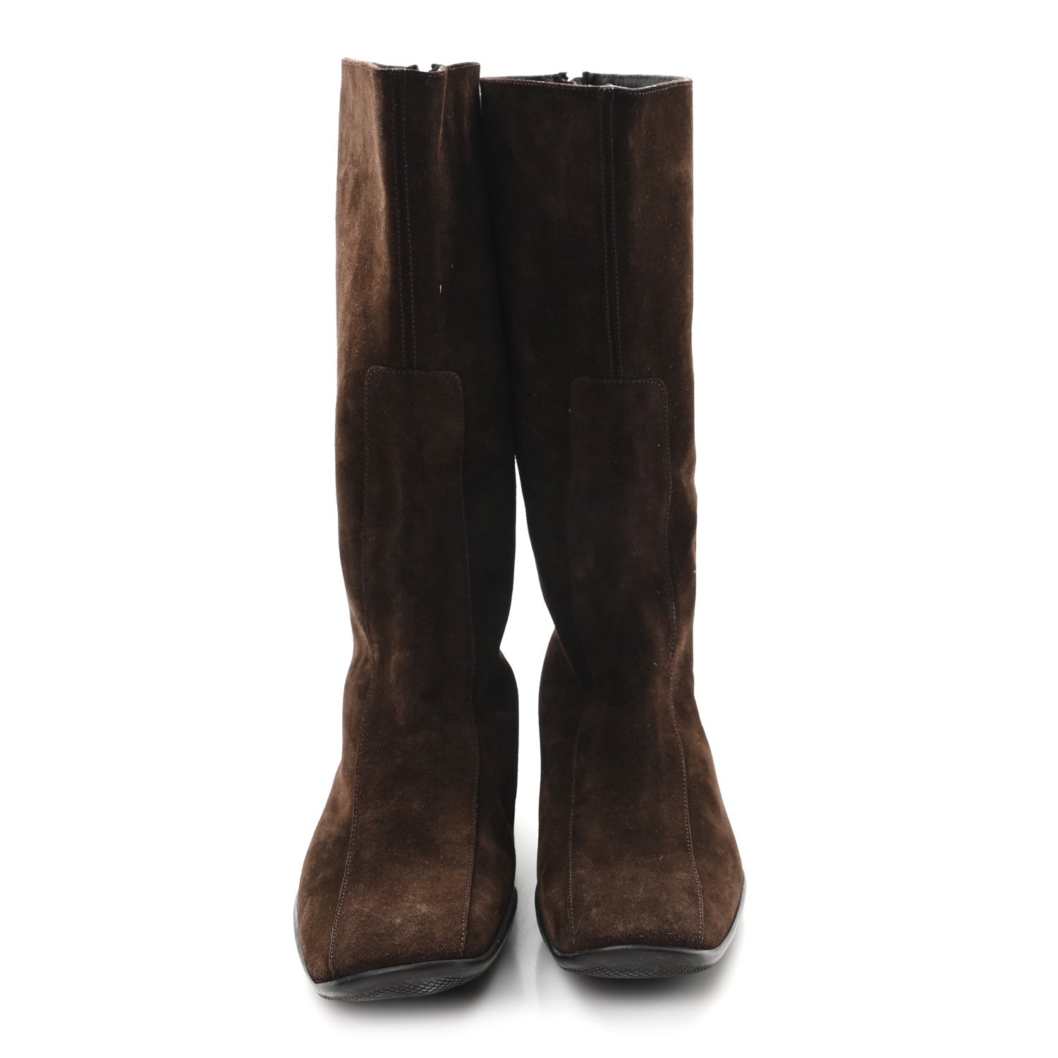 Suede Boots 36.5 Brown