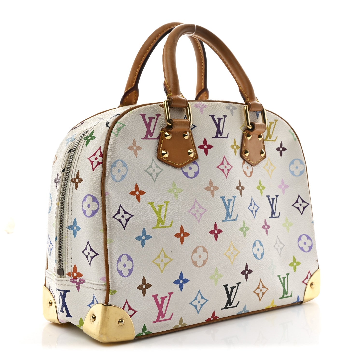 Monogram Multicolor Trouville White