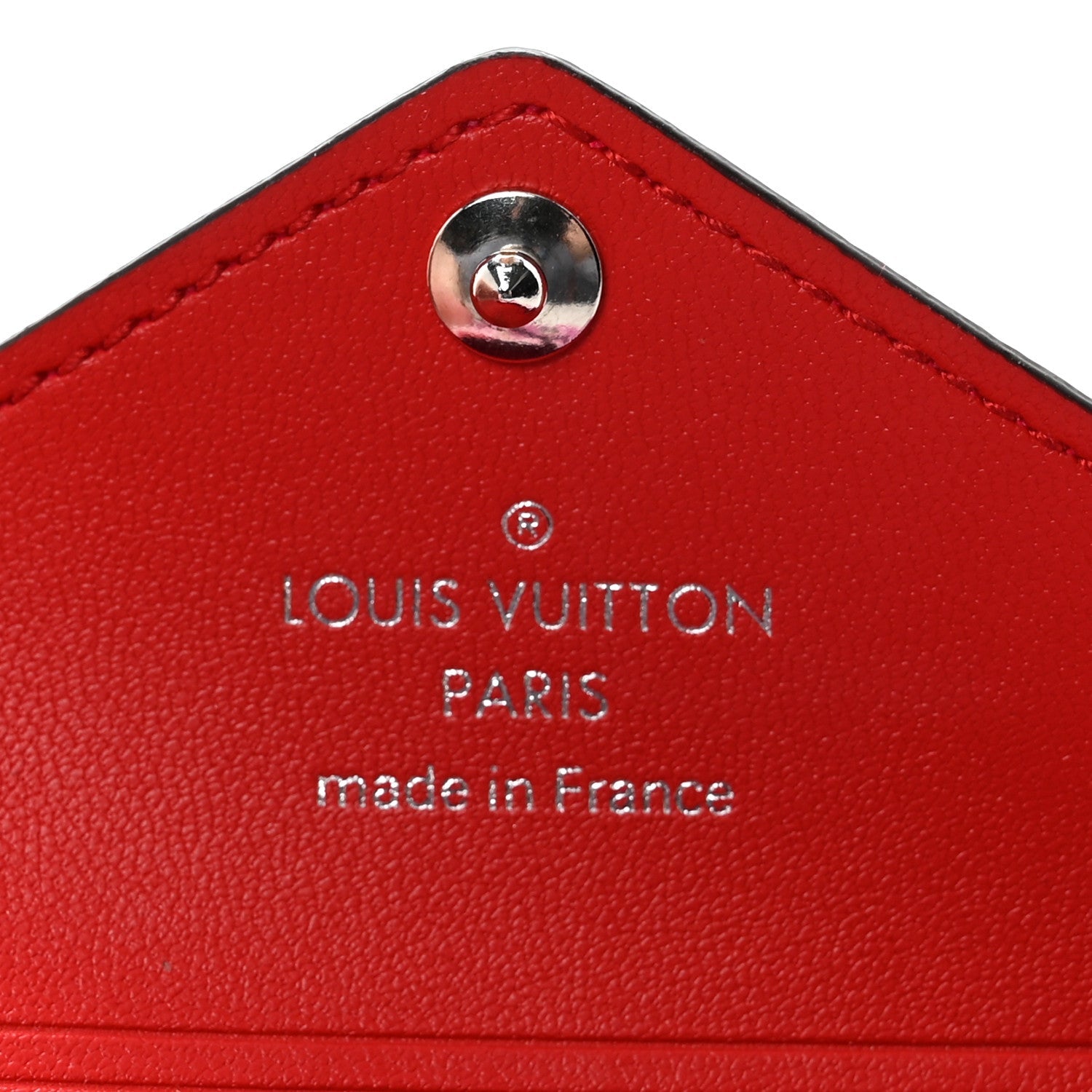 Monogram Escale Small Kirigami Pochette Insert Red