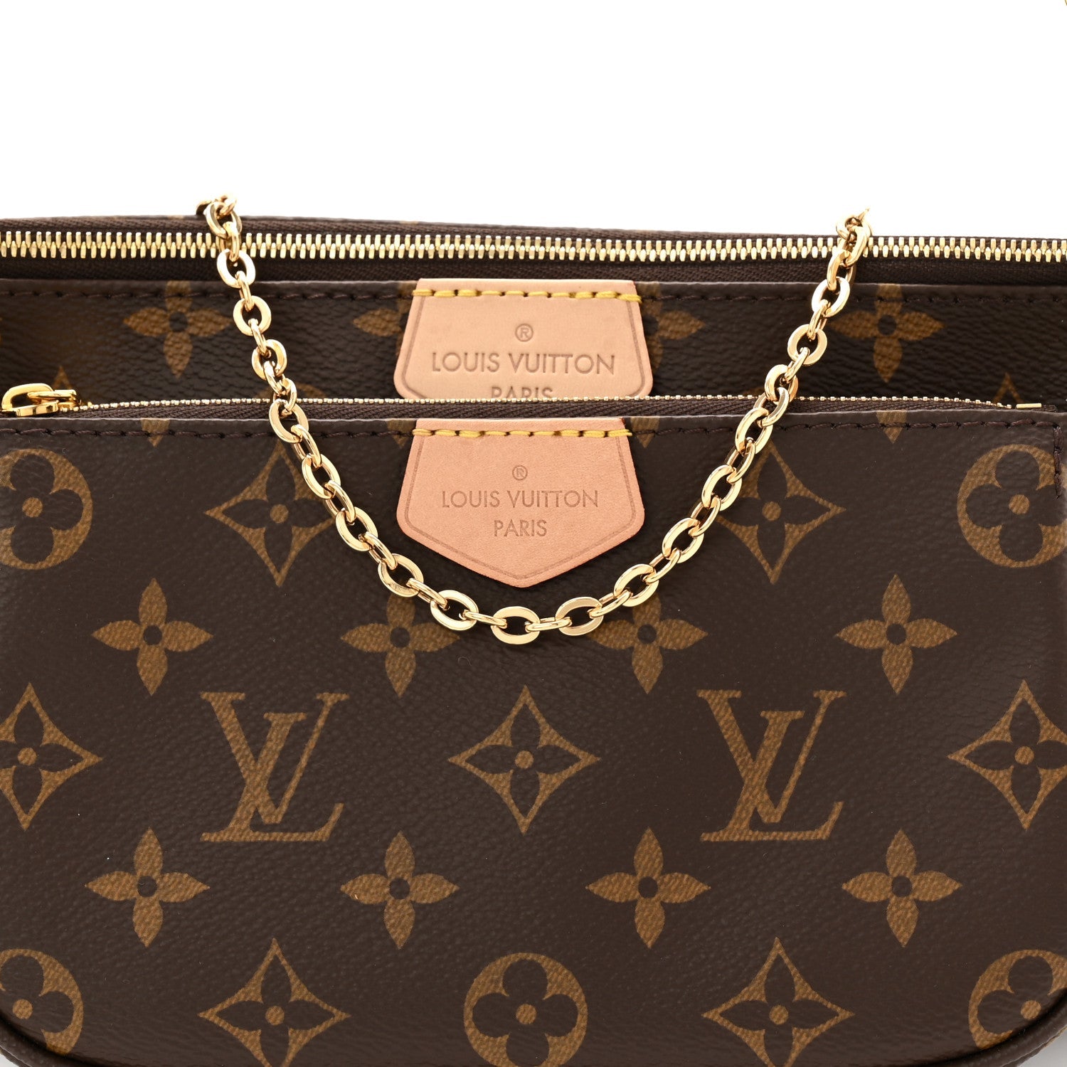 Monogram Multi Pochette Accessories Rose Clair