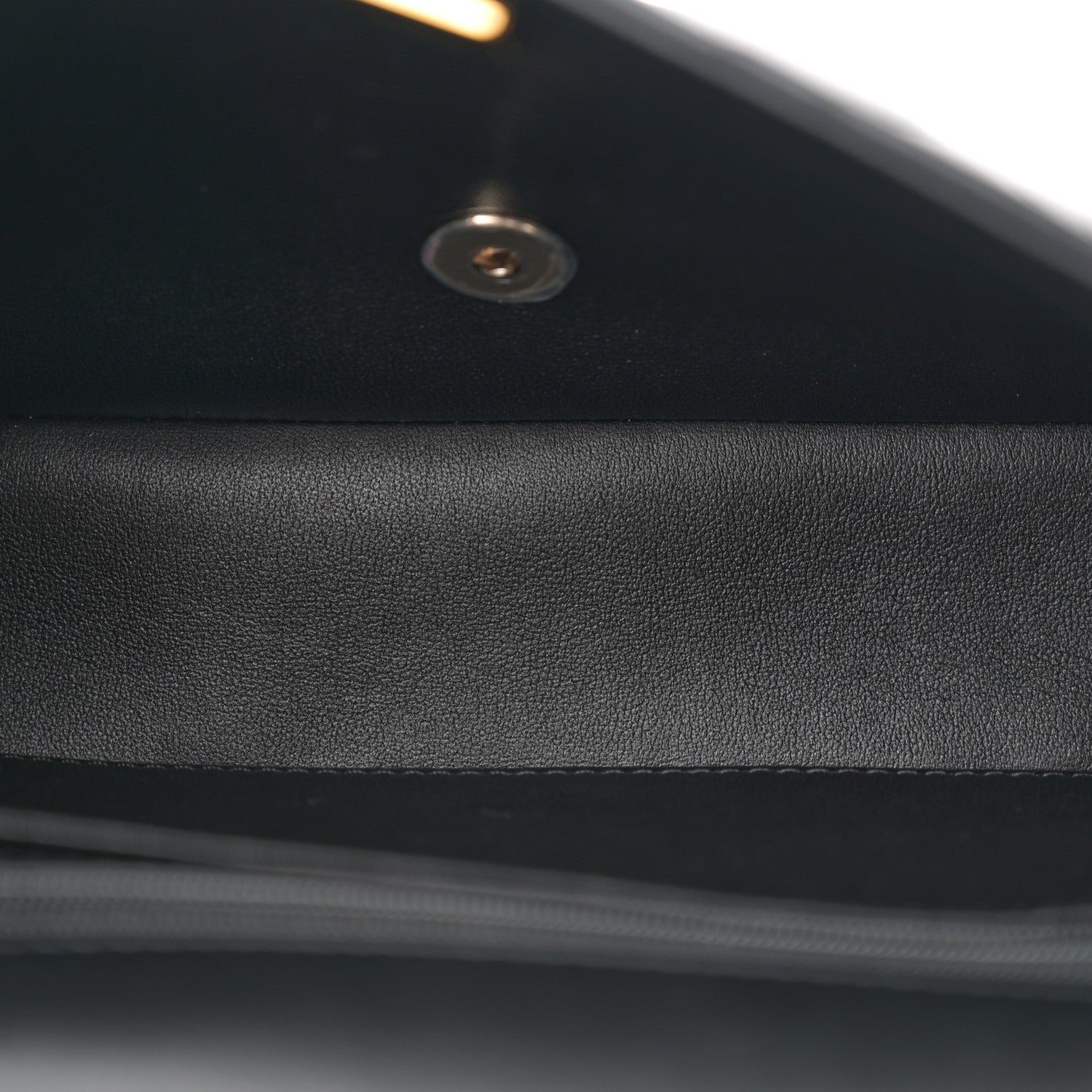Lambskin Quilted Resin CC Flap Bag Black White