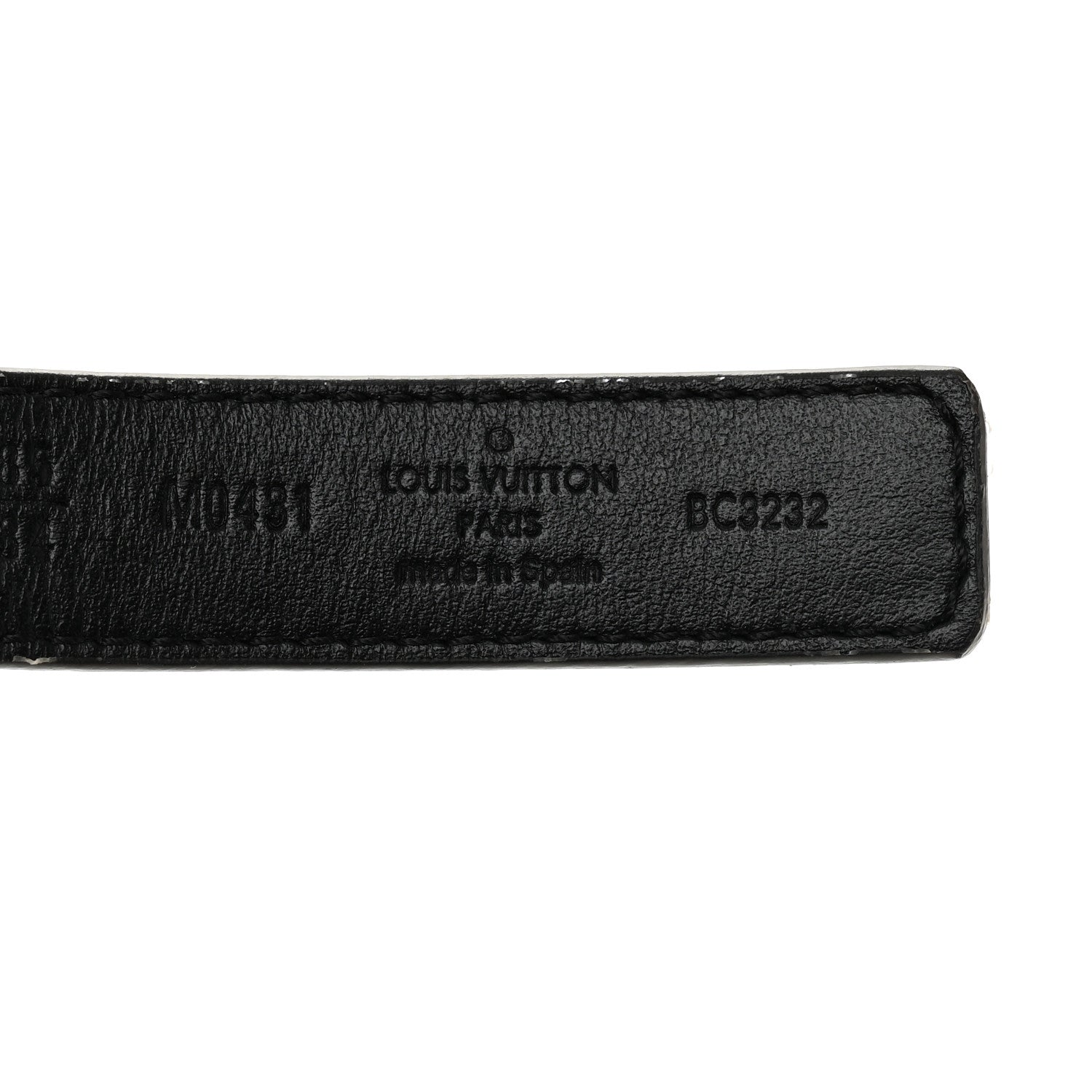 Calfskin Monogram 20mm LV Iconic Reversible Belt 85 34 Black