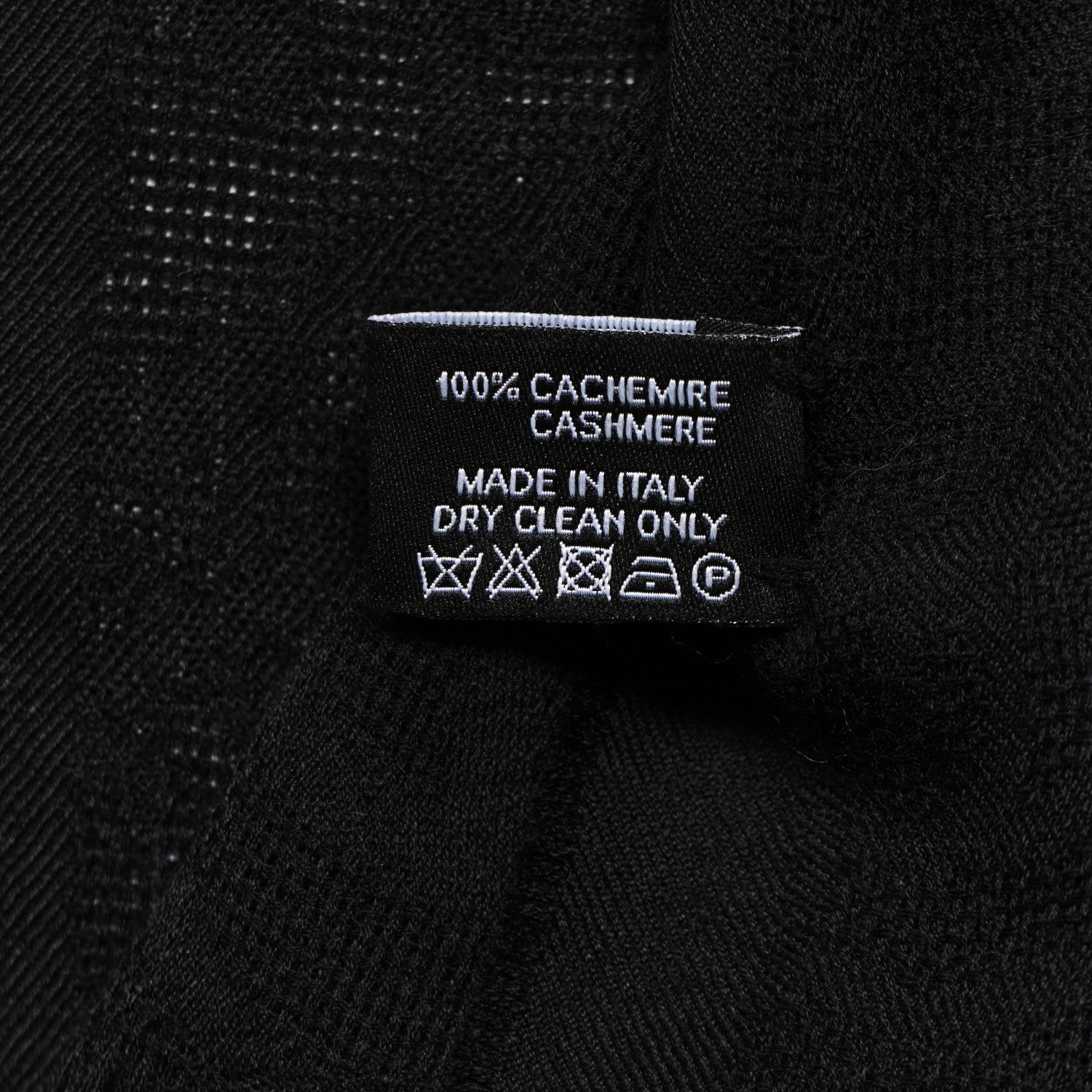 Cashmere CC Scarf Black
