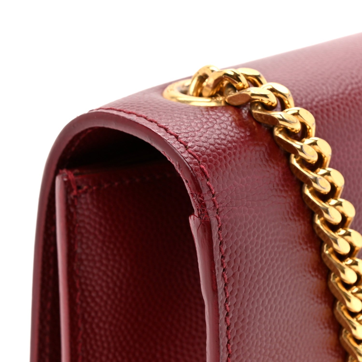 Grain De Poudre Small Monogram Kate Satchel Red