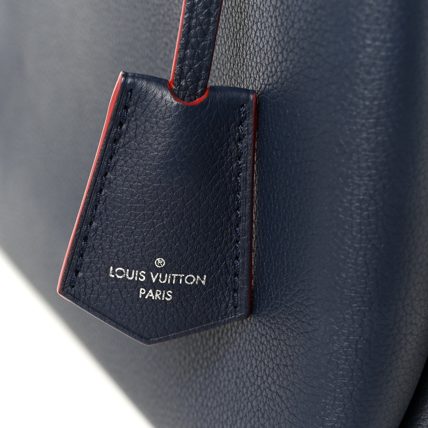 Soft Calfskin My Lockme Top Handle Marine Rouge