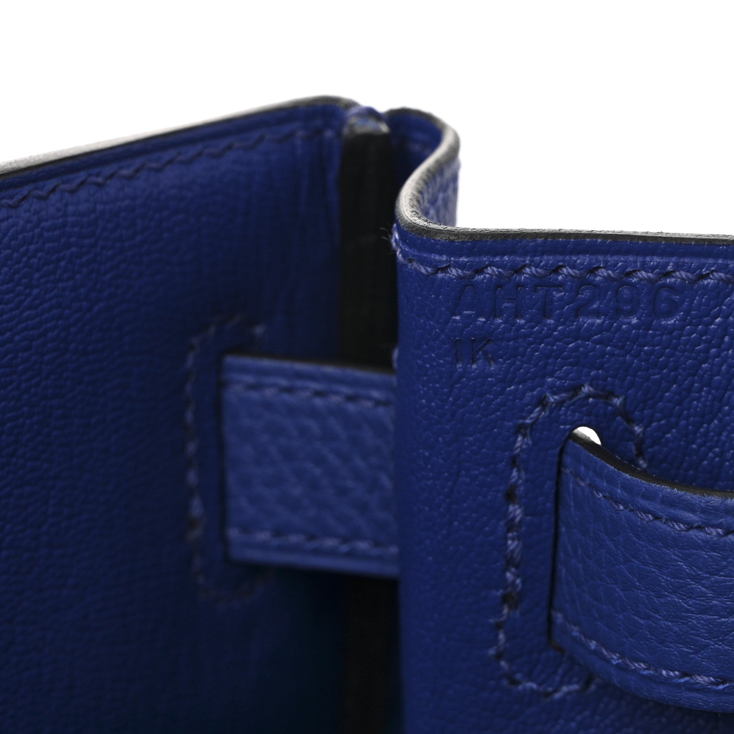 Togo Au Galop Kelly Retourne 28 Bleu Electrique Bleu Indigo Lime