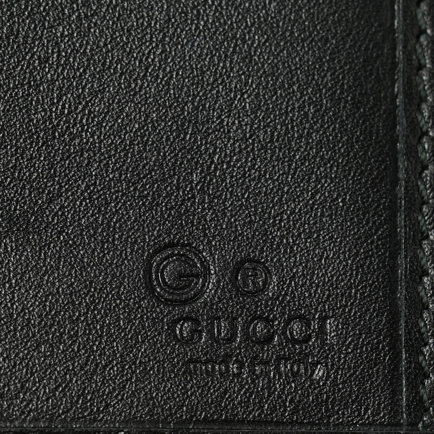 Microguccissima Continental Flap Wallet Black