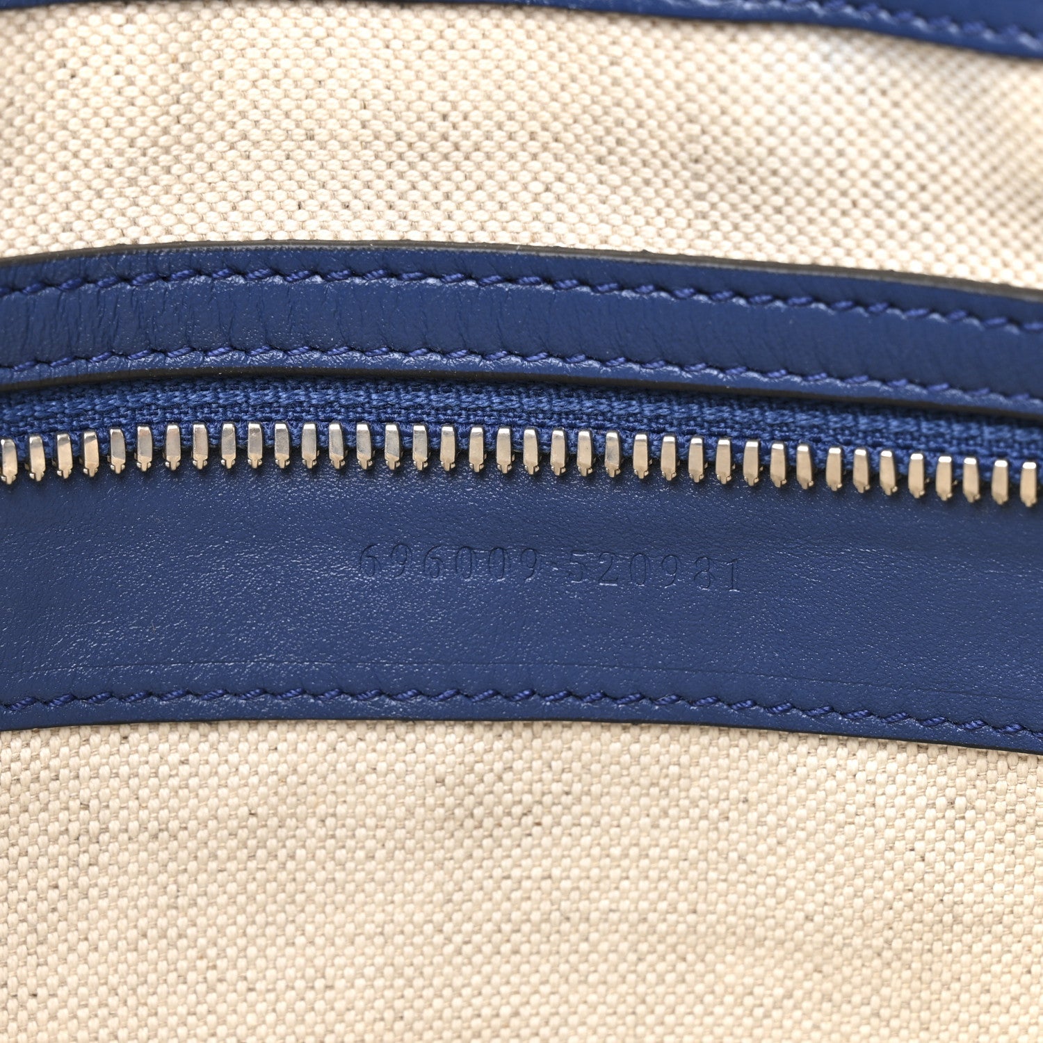 Calfskin GG Tennis Embossed Medium Wristlet Messenger Bag Intense Metal Blue