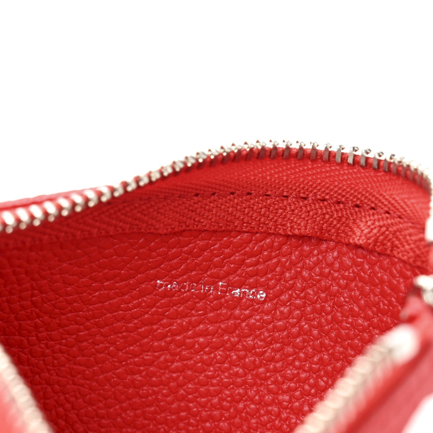 LV X YK Empreinte Infinity Dots Key Pouch Red White
