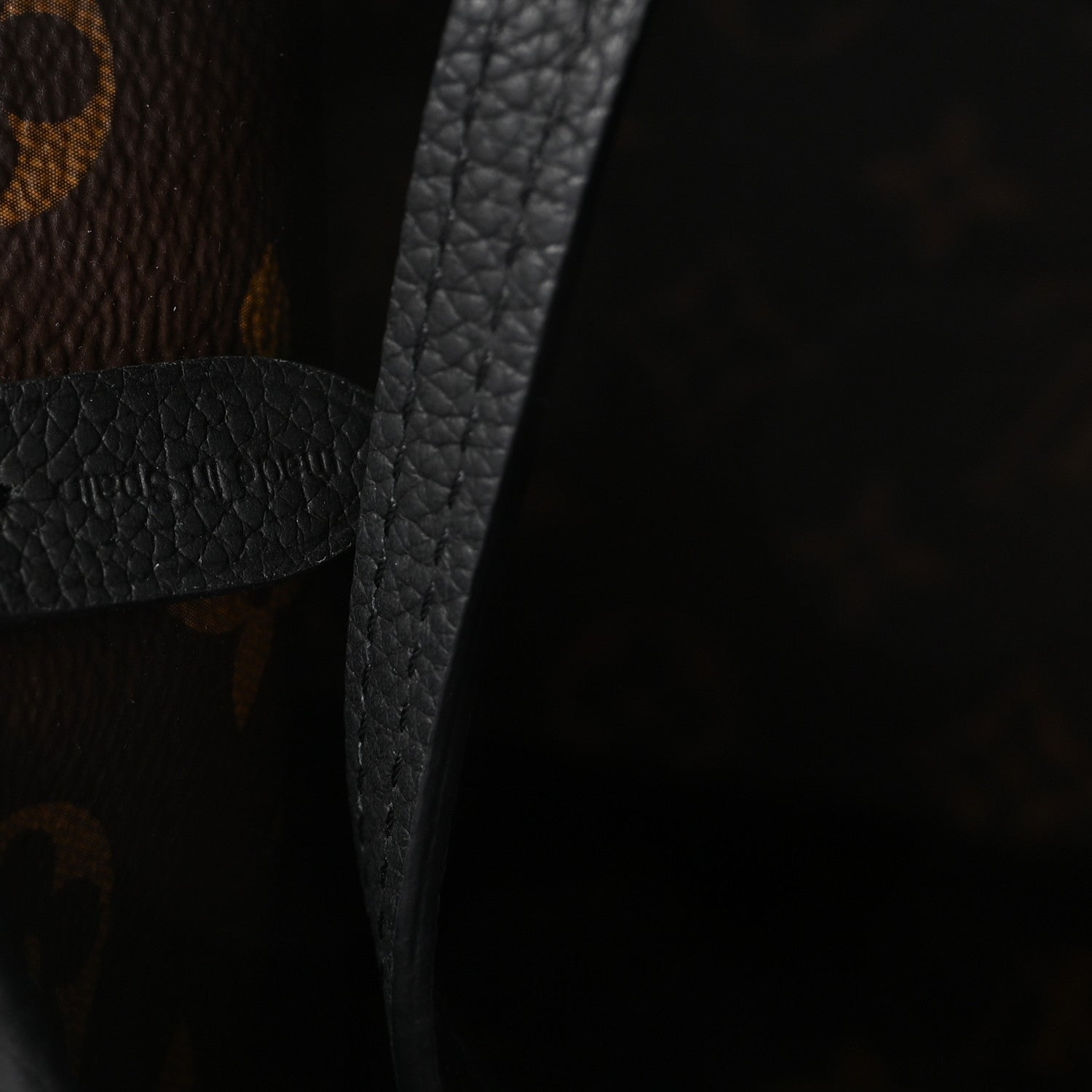 Monogram Neverfull Inside Out Bandouliere BB Black