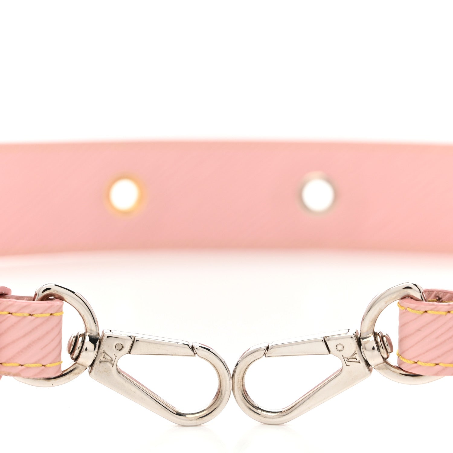 Epi Mechanical Flowers Bandouliere Shoulder Strap Rose Ballerine