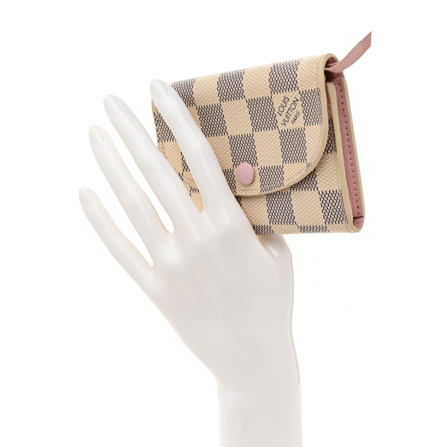 Damier Azur Rosalie Coin Purse Rose Ballerine