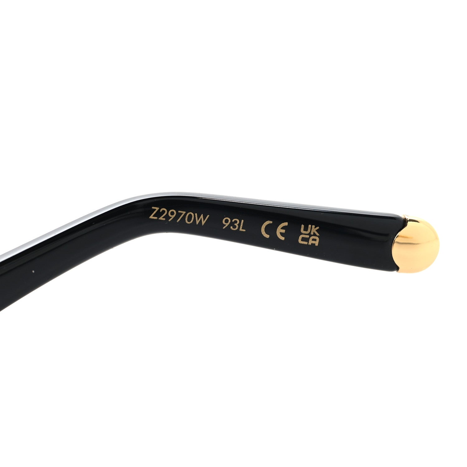 Acetate Nylon LV Script Square Sunglasses Z2970W Black